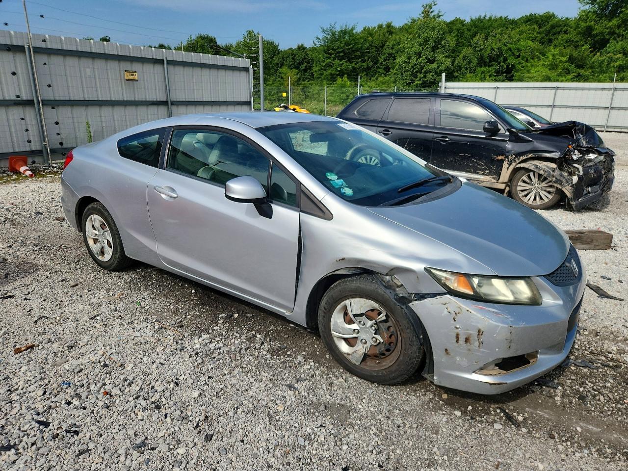 2013 Honda Civic Lx Silver vin: 2HGFG3B53DH512886
