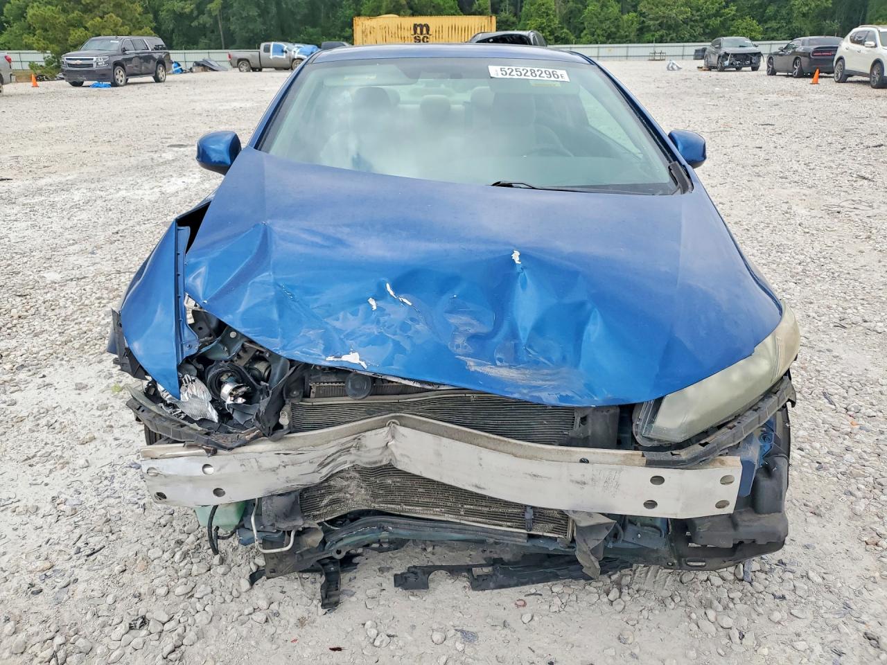 2013 Honda Civic Lx Blue vin: 2HGFG3B53DH514895