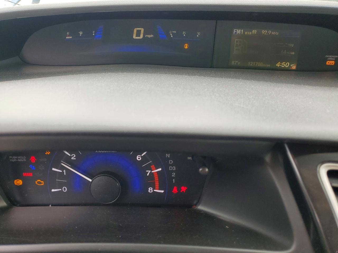 2013 Honda Civic Lx Blue vin: 2HGFG3B53DH514895