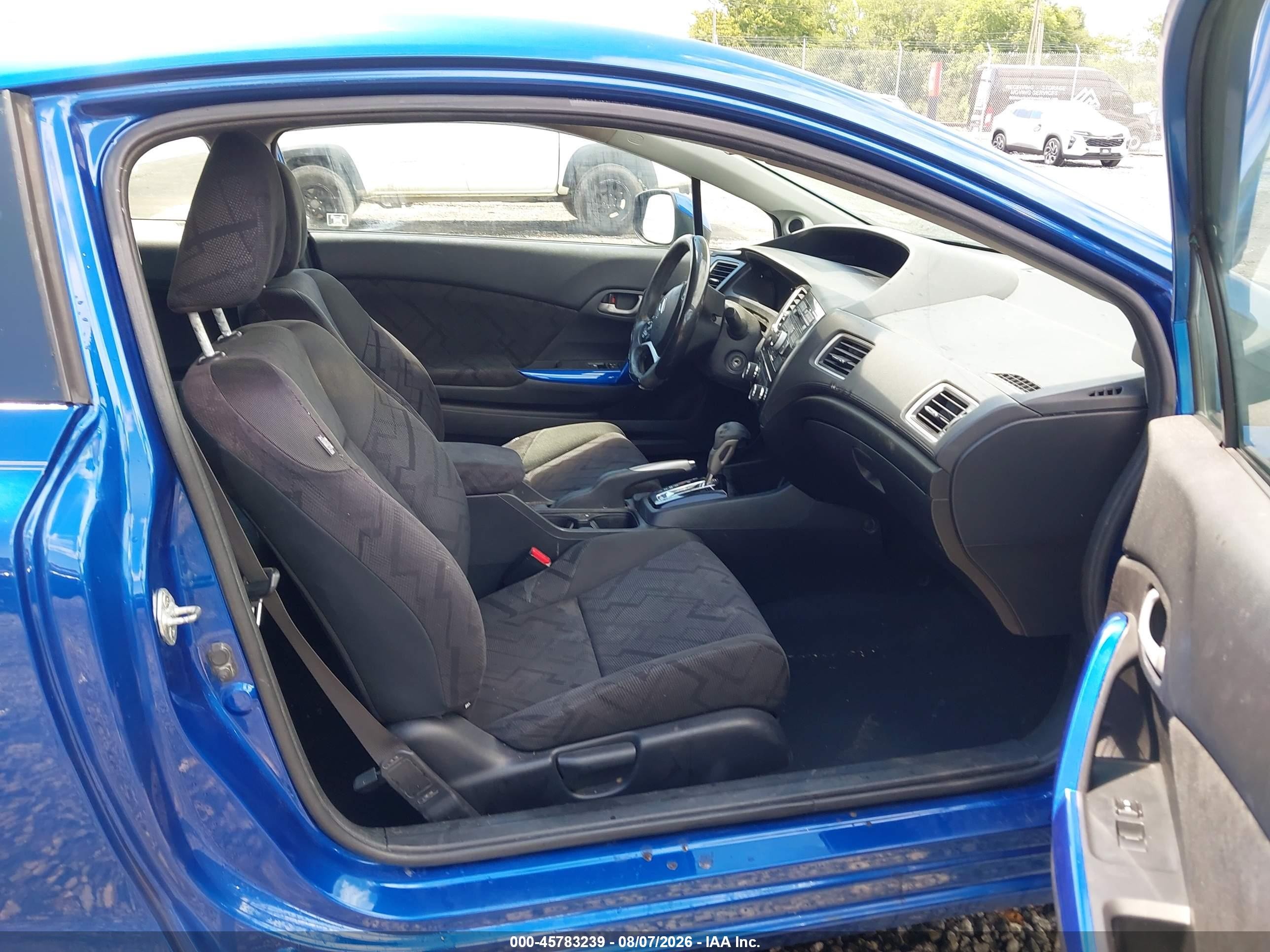 2013 Honda Civic Lx Blue vin: 2HGFG3B53DH522799