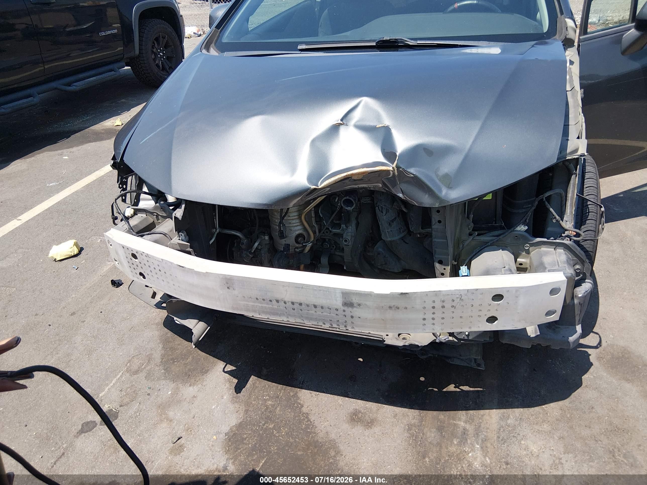 2013 Honda Civic Lx Gray vin: 2HGFG3B53DH526304