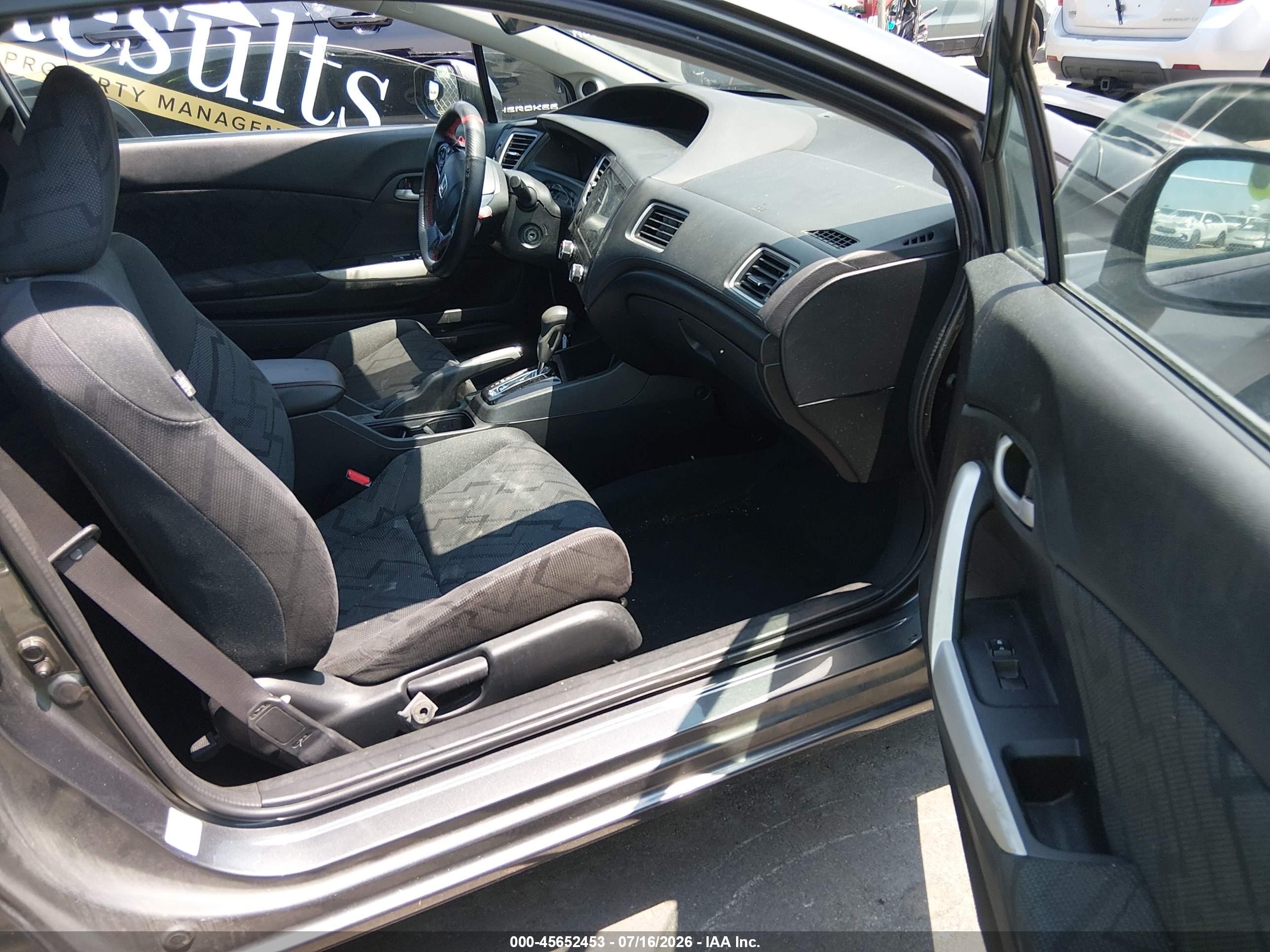 2013 Honda Civic Lx Gray vin: 2HGFG3B53DH526304