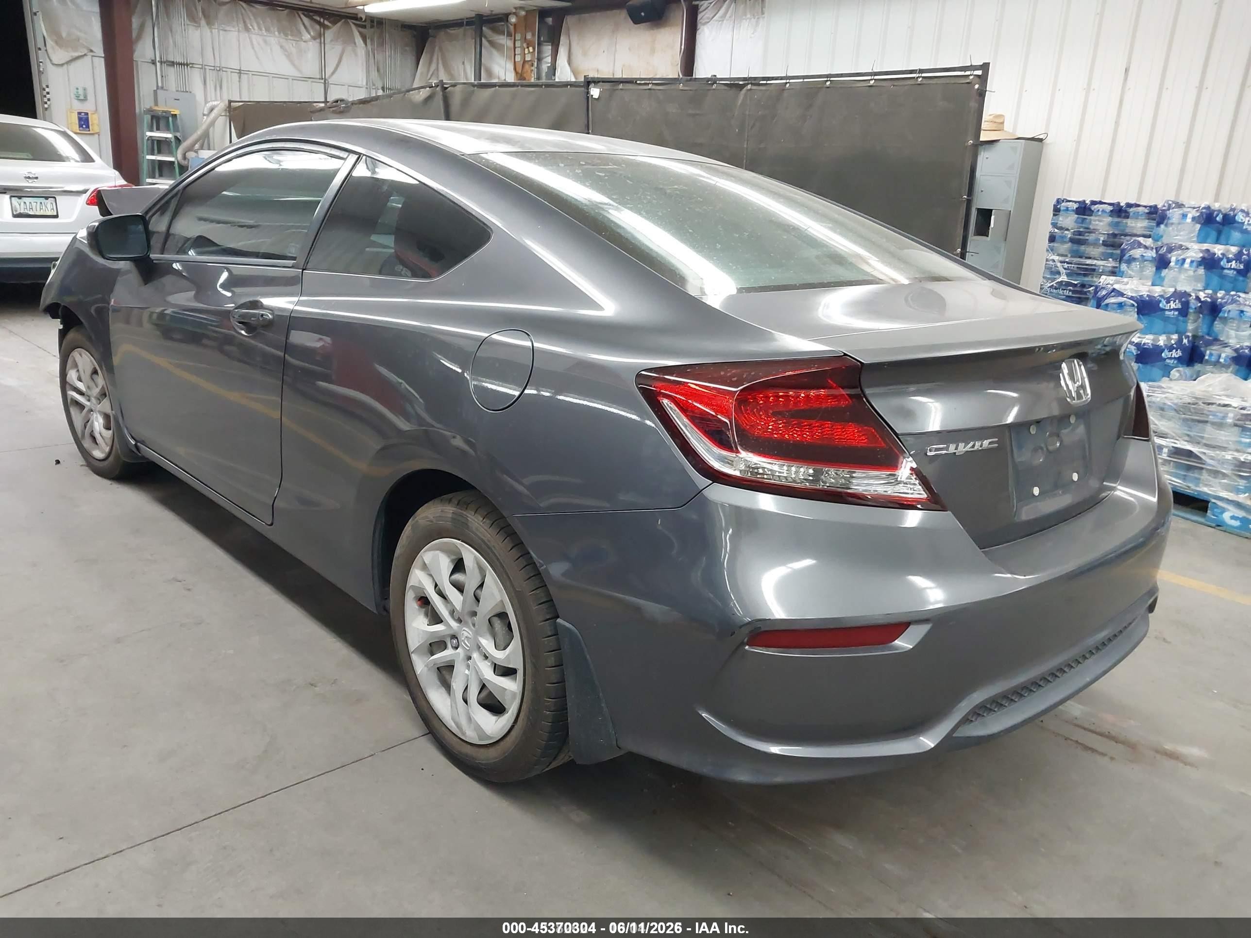 2014 Honda Civic Lx Gray vin: 2HGFG3B53EH506216