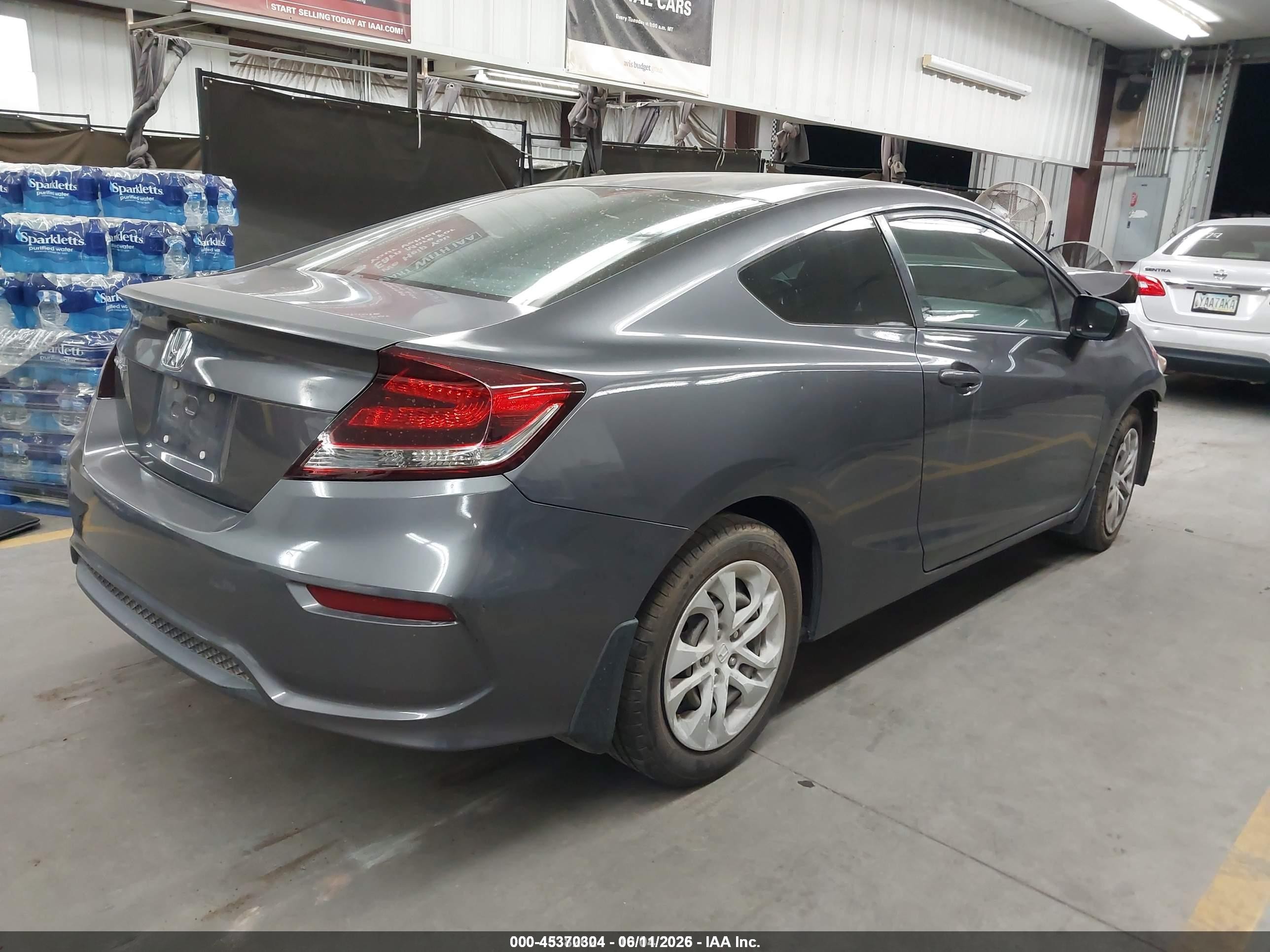 2014 Honda Civic Lx Gray vin: 2HGFG3B53EH506216