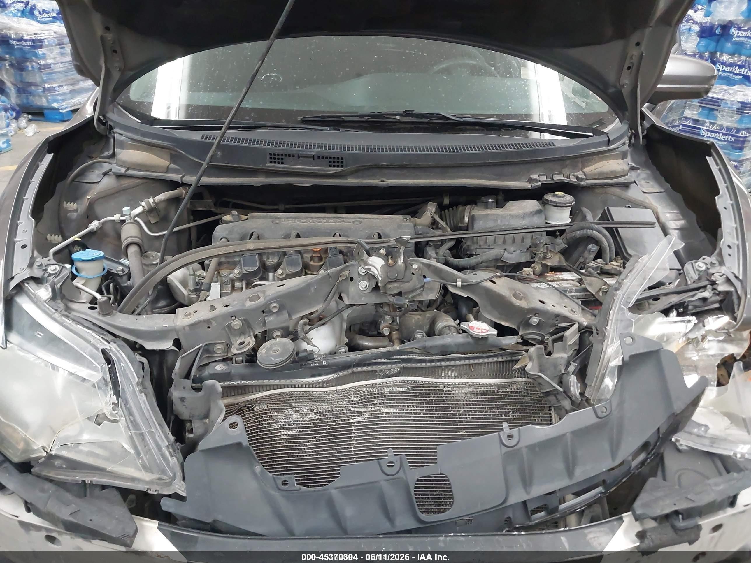 2014 Honda Civic Lx Gray vin: 2HGFG3B53EH506216