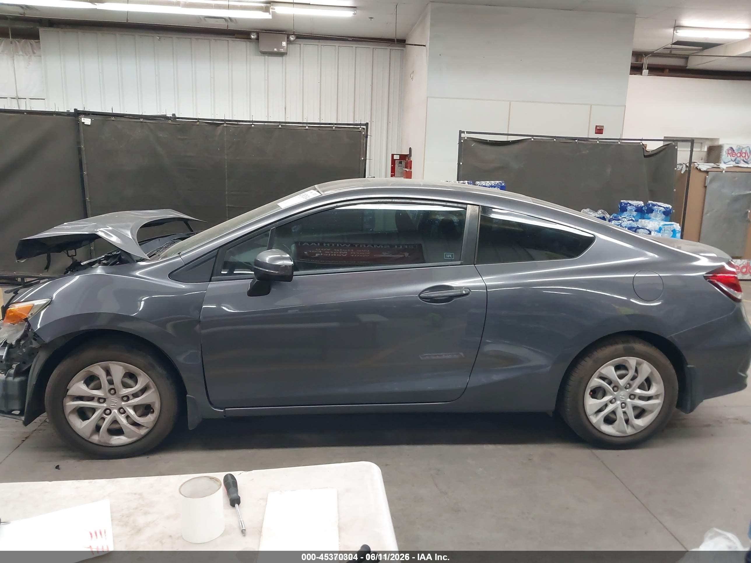 2014 Honda Civic Lx Gray vin: 2HGFG3B53EH506216