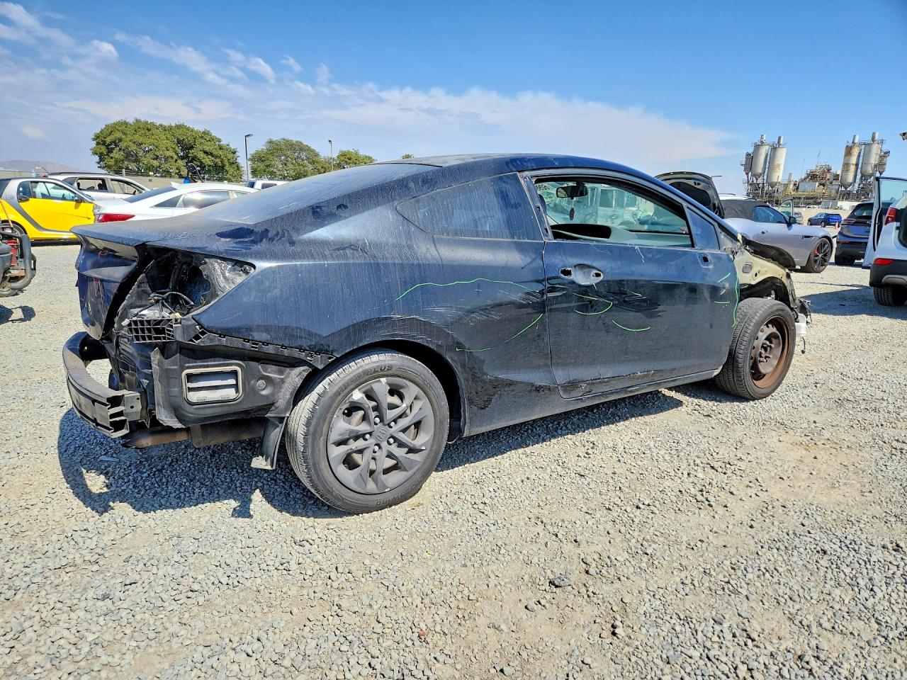 2014 Honda Civic Lx Black vin: 2HGFG3B53EH510072
