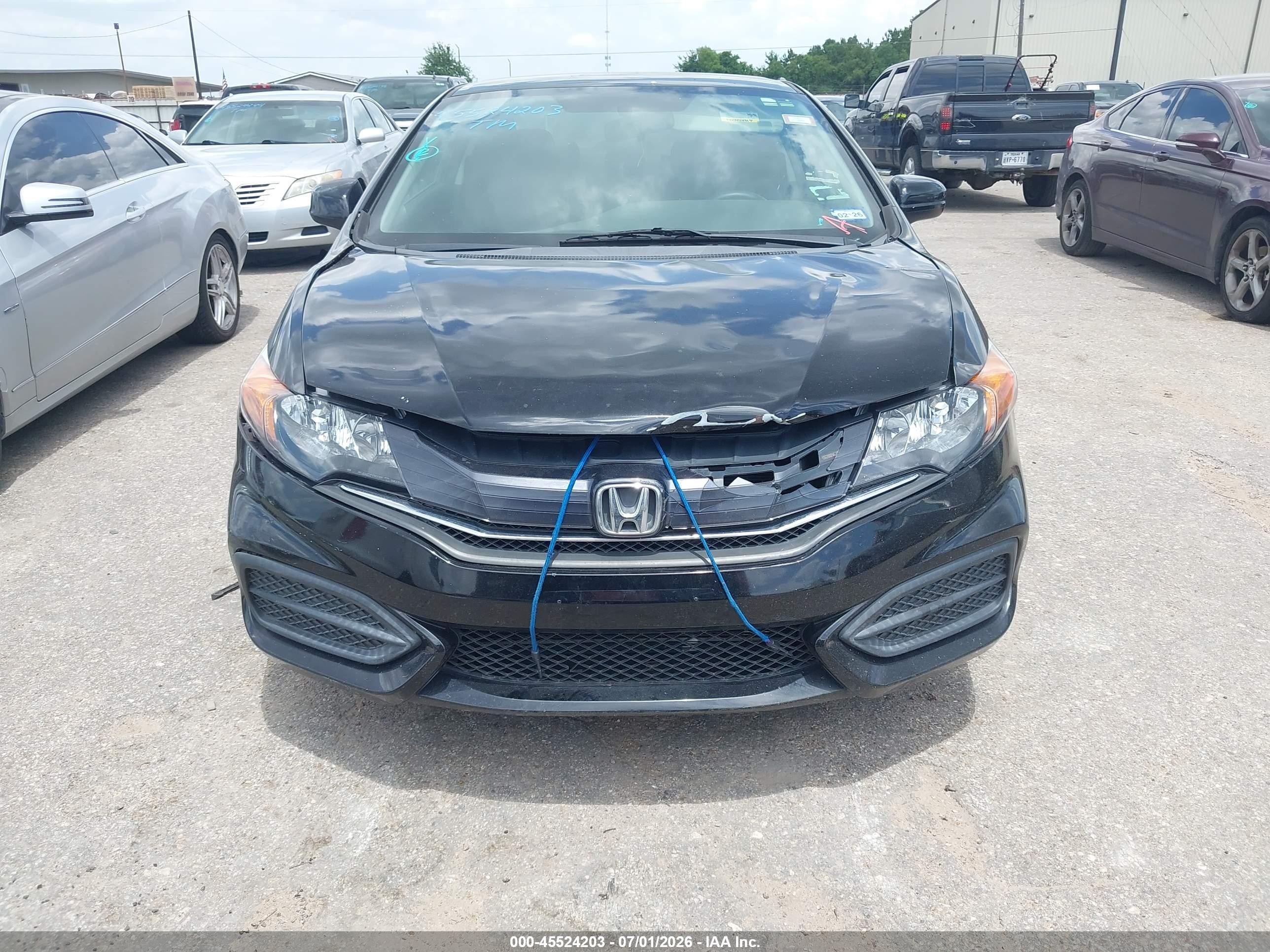 2014 Honda Civic Lx Black vin: 2HGFG3B53EH512324