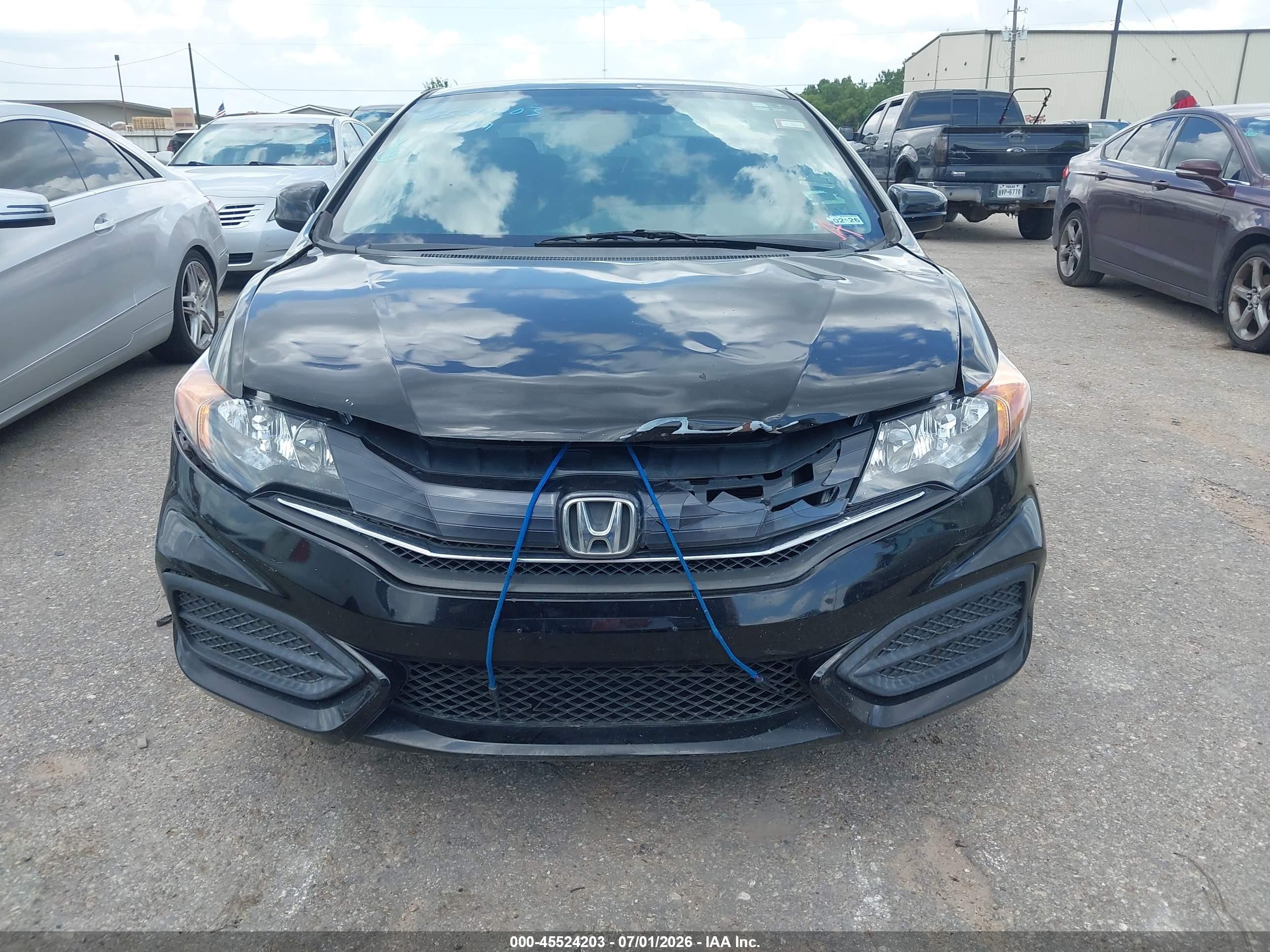 2014 Honda Civic Lx Black vin: 2HGFG3B53EH512324
