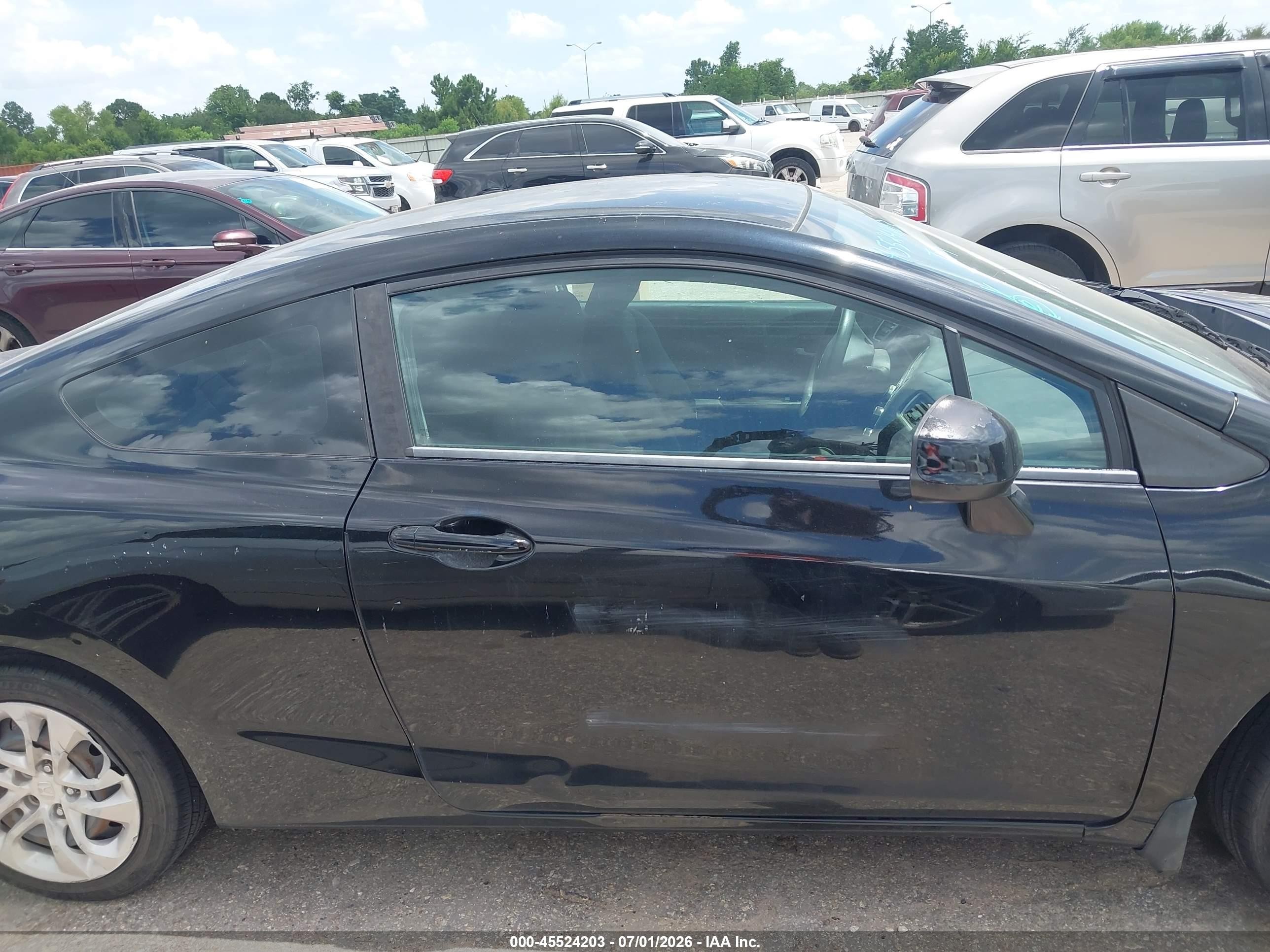 2014 Honda Civic Lx Black vin: 2HGFG3B53EH512324