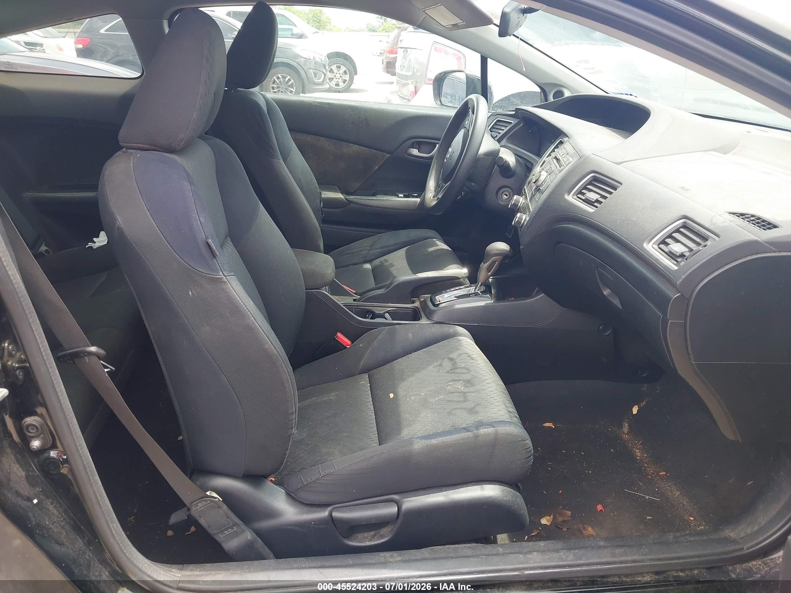 2014 Honda Civic Lx Black vin: 2HGFG3B53EH512324