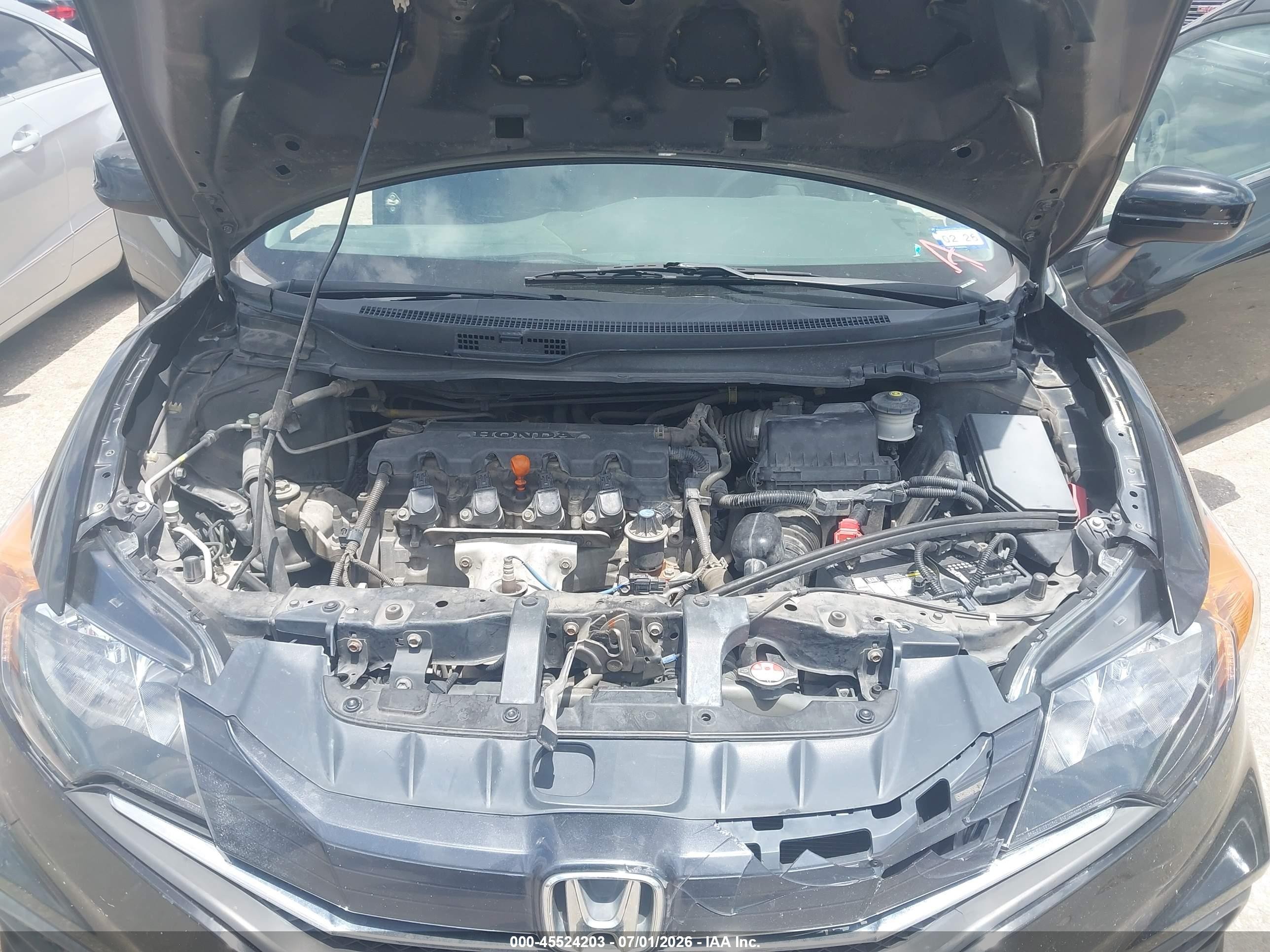 2014 Honda Civic Lx Black vin: 2HGFG3B53EH512324