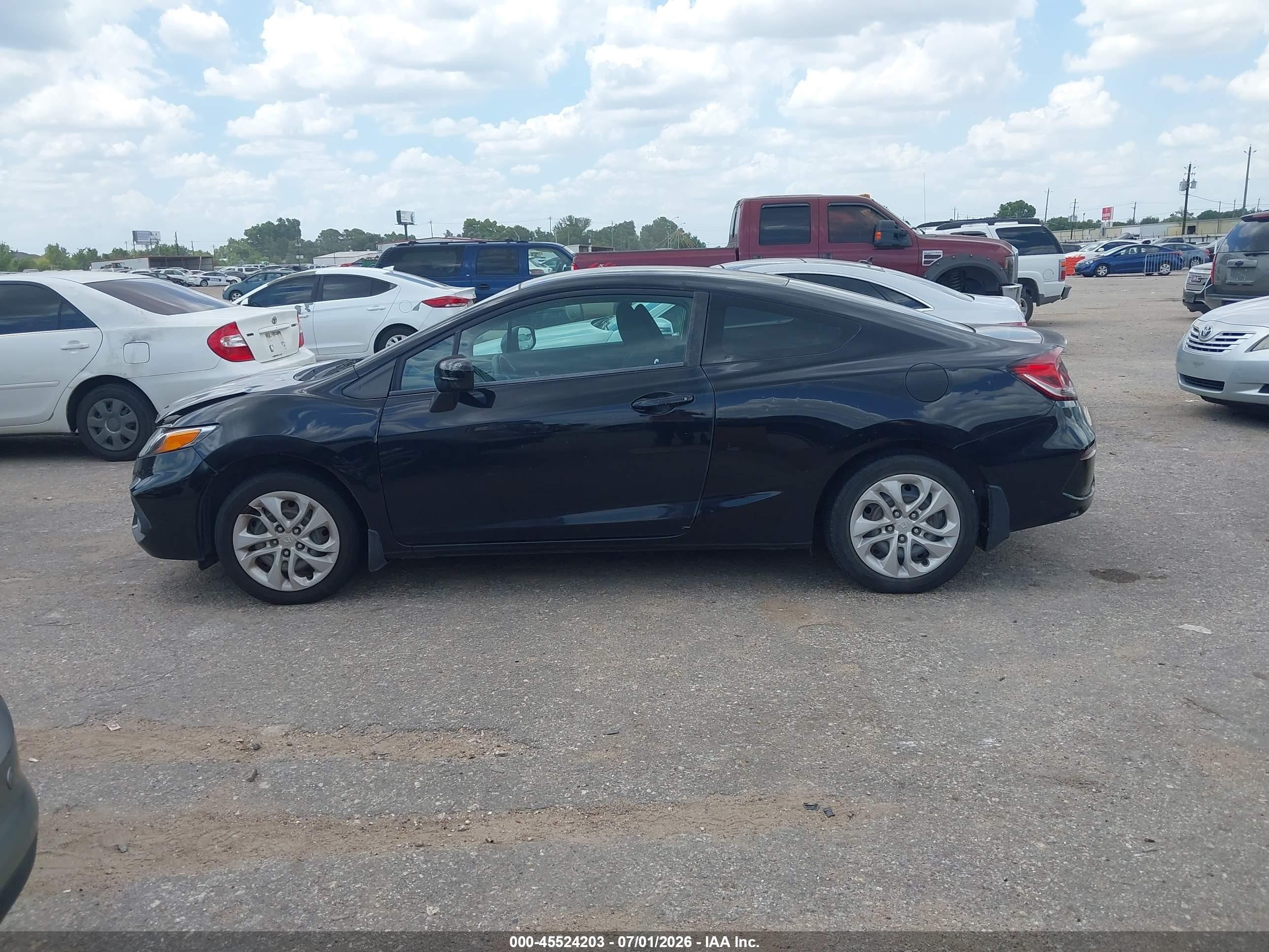 2014 Honda Civic Lx Black vin: 2HGFG3B53EH512324