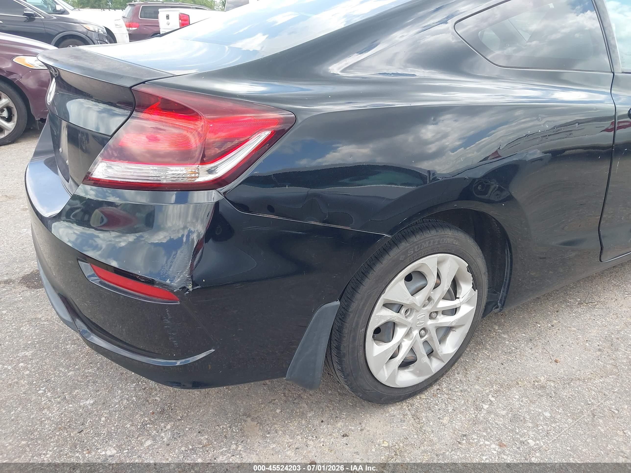 2014 Honda Civic Lx Black vin: 2HGFG3B53EH512324