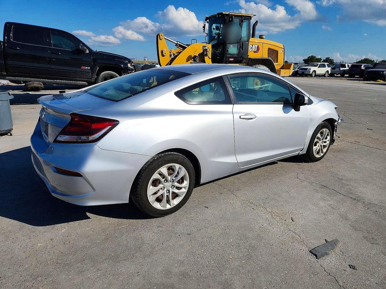 2014 Honda Civic Lx Silver vin: 2HGFG3B53EH521167