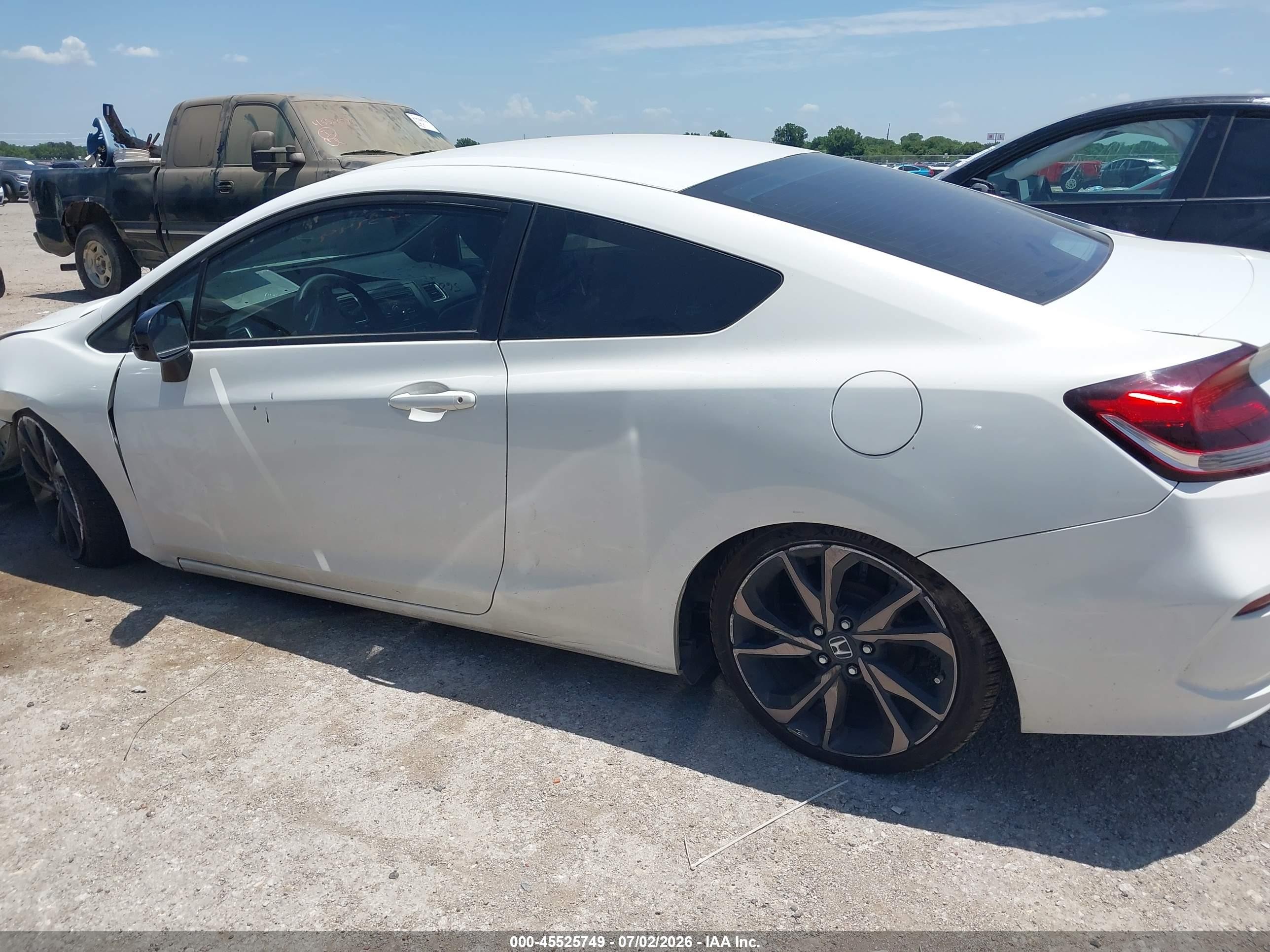 2015 Honda Civic Lx White vin: 2HGFG3B53FH508386