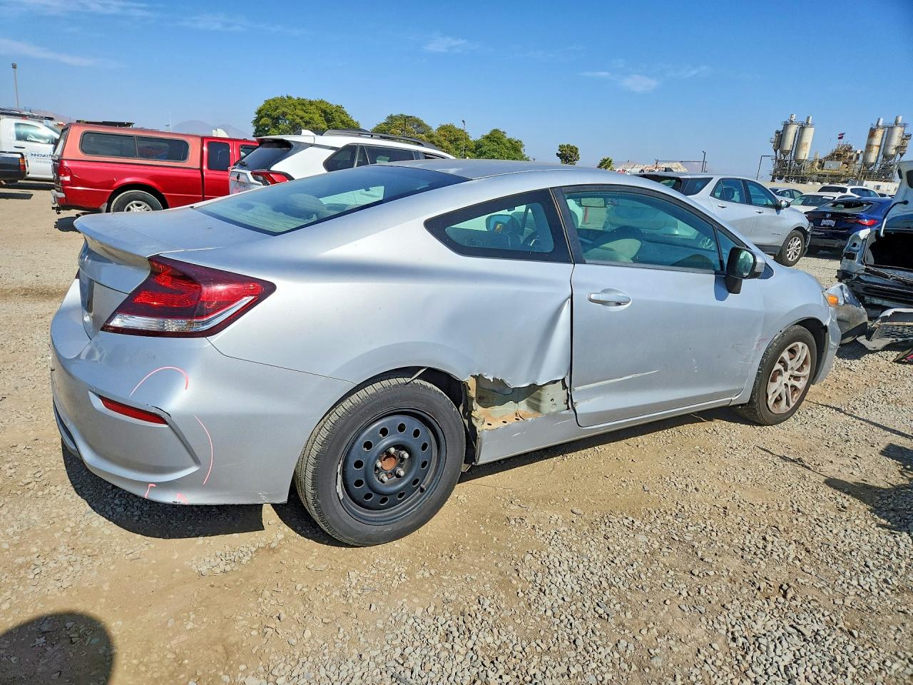 2015 Honda Civic Lx Silver vin: 2HGFG3B53FH511790