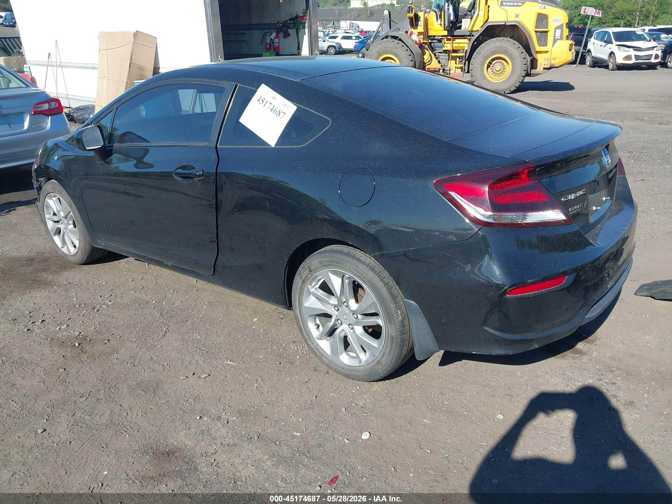 2015 Honda Civic Lx Black vin: 2HGFG3B53FH527908