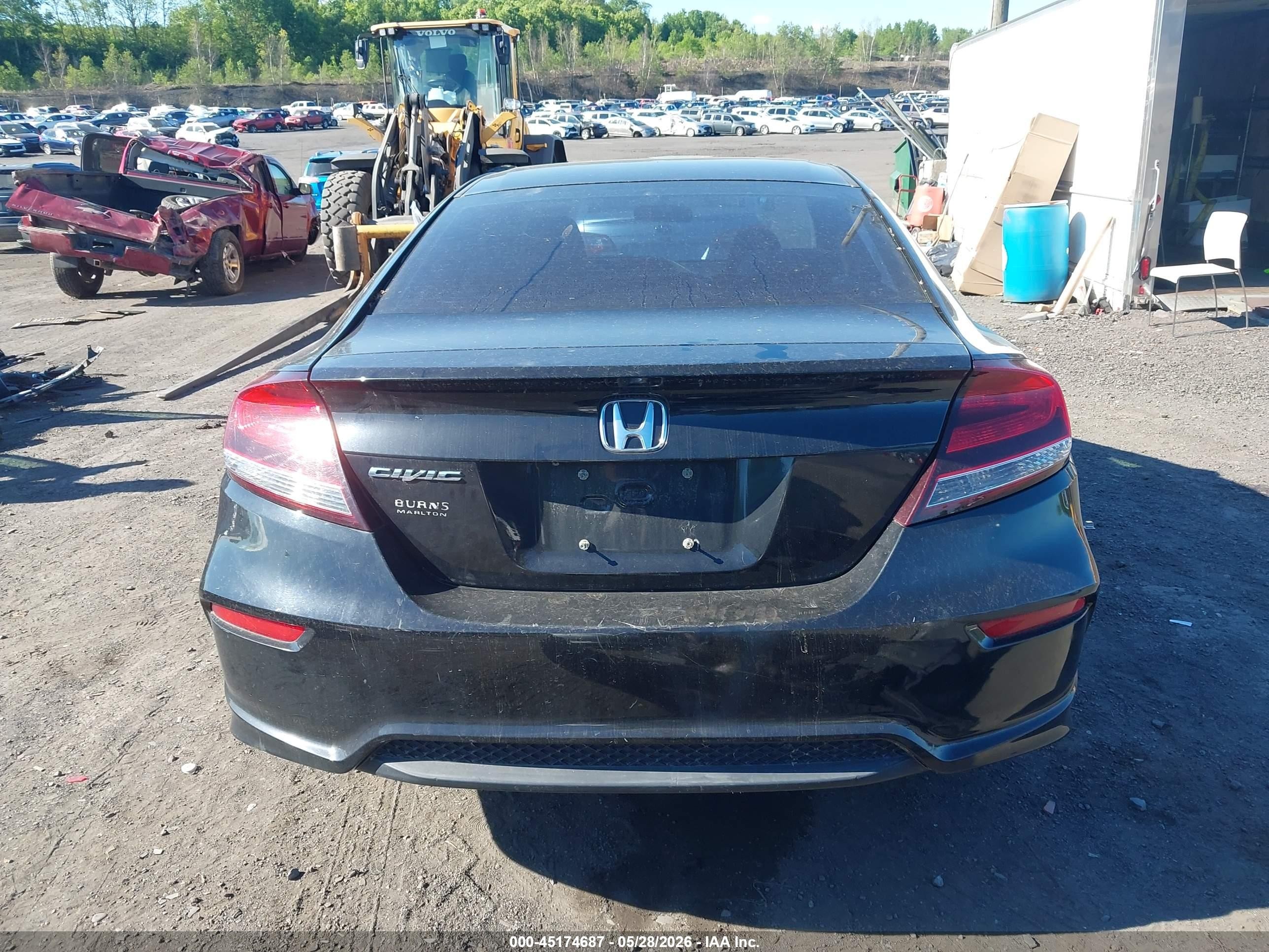 2015 Honda Civic Lx Black vin: 2HGFG3B53FH527908