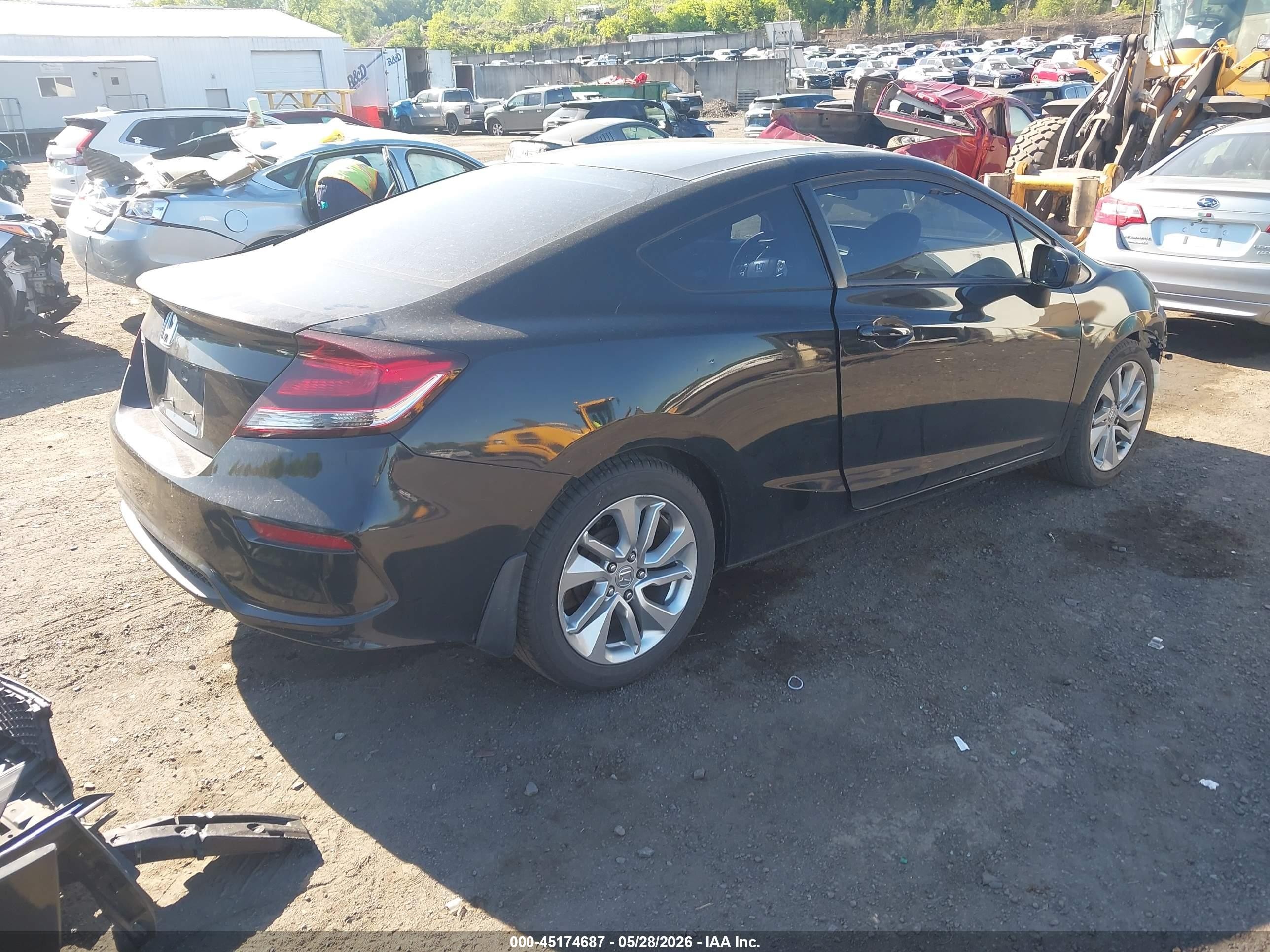 2015 Honda Civic Lx Black vin: 2HGFG3B53FH527908