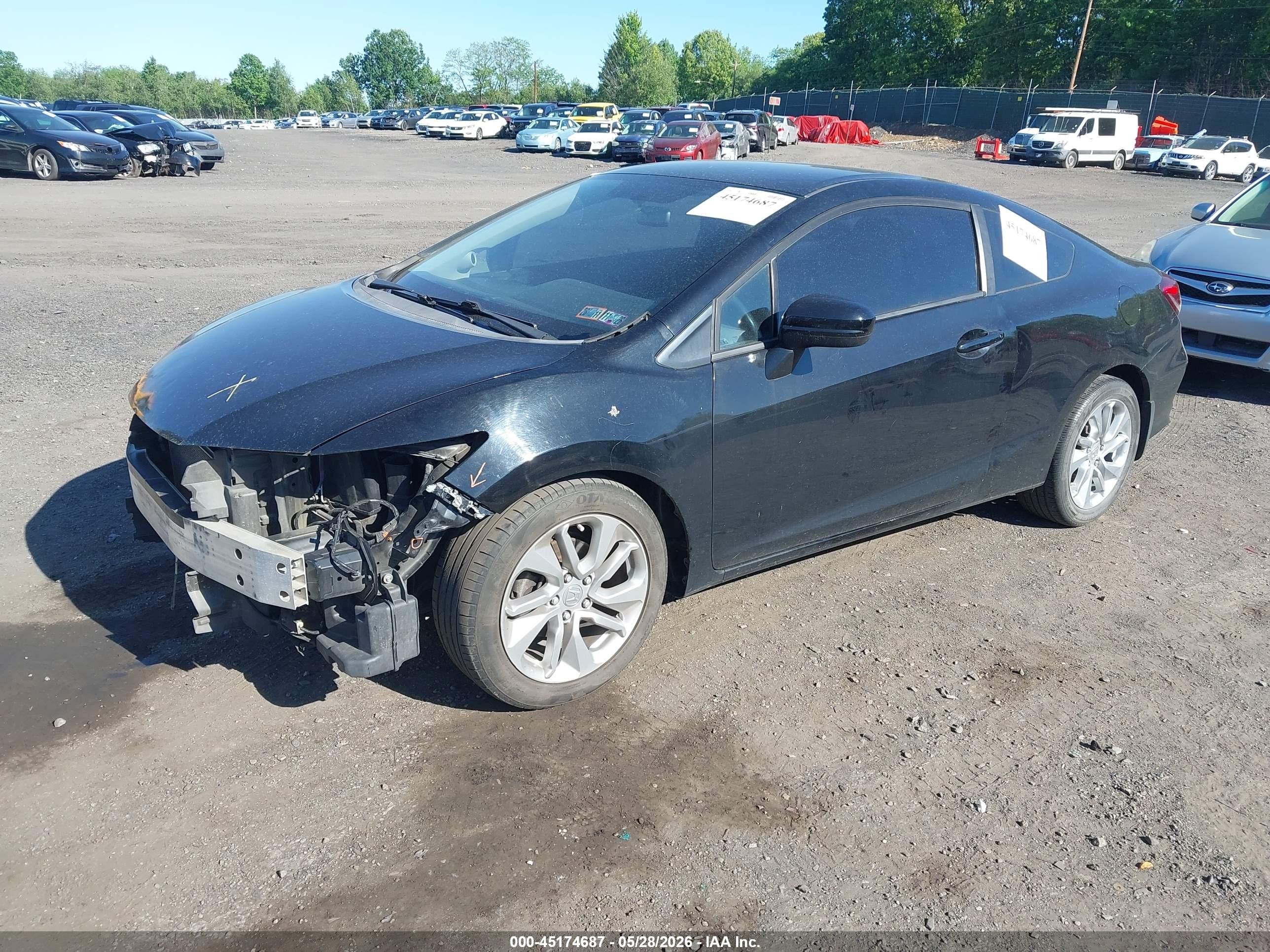 2015 Honda Civic Lx Black vin: 2HGFG3B53FH527908