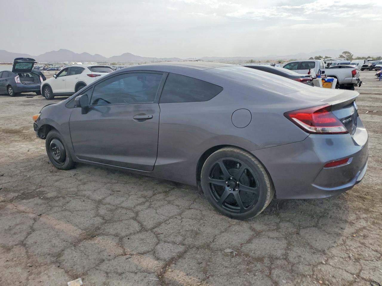 2015 Honda Civic Lx Gray vin: 2HGFG3B53FH528850