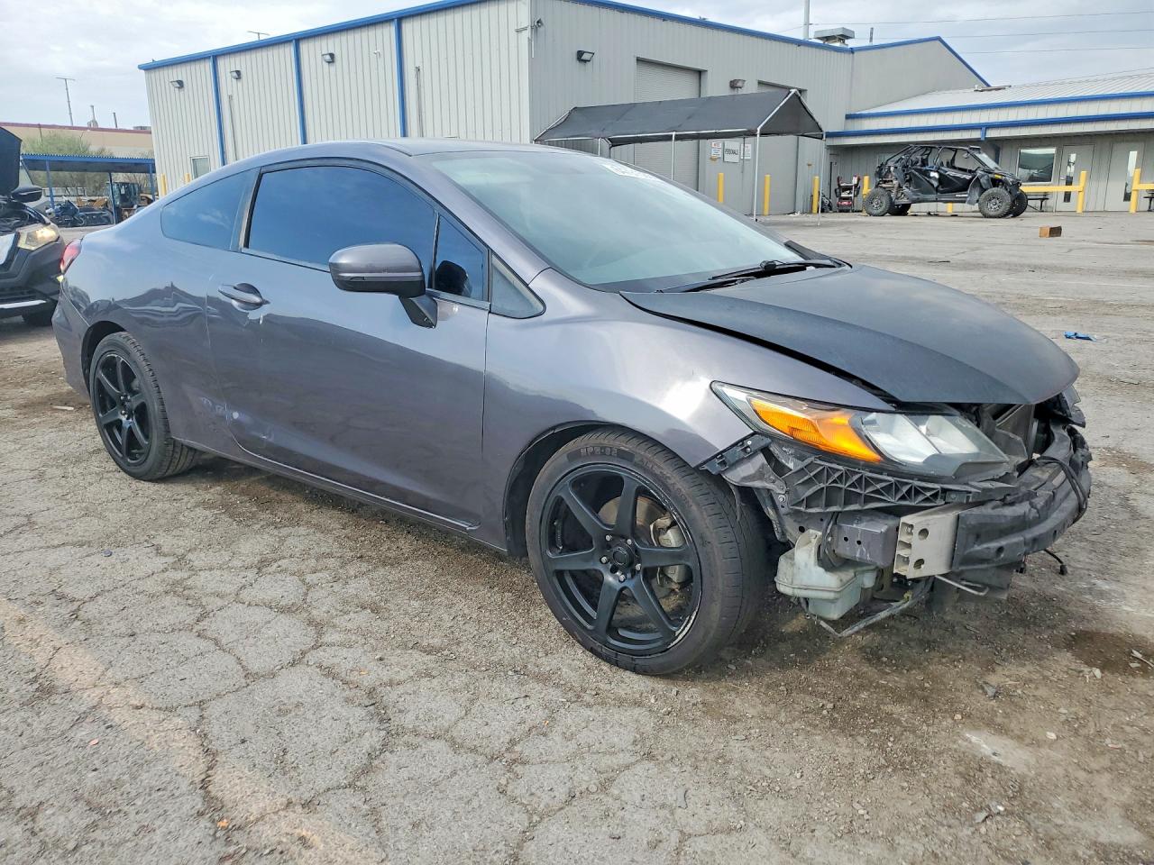 2015 Honda Civic Lx Gray vin: 2HGFG3B53FH528850