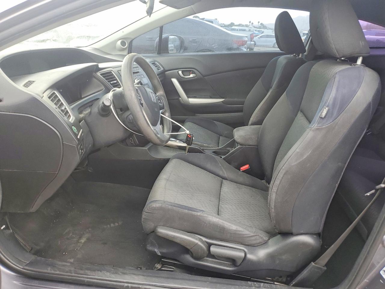 2015 Honda Civic Lx Gray vin: 2HGFG3B53FH528850
