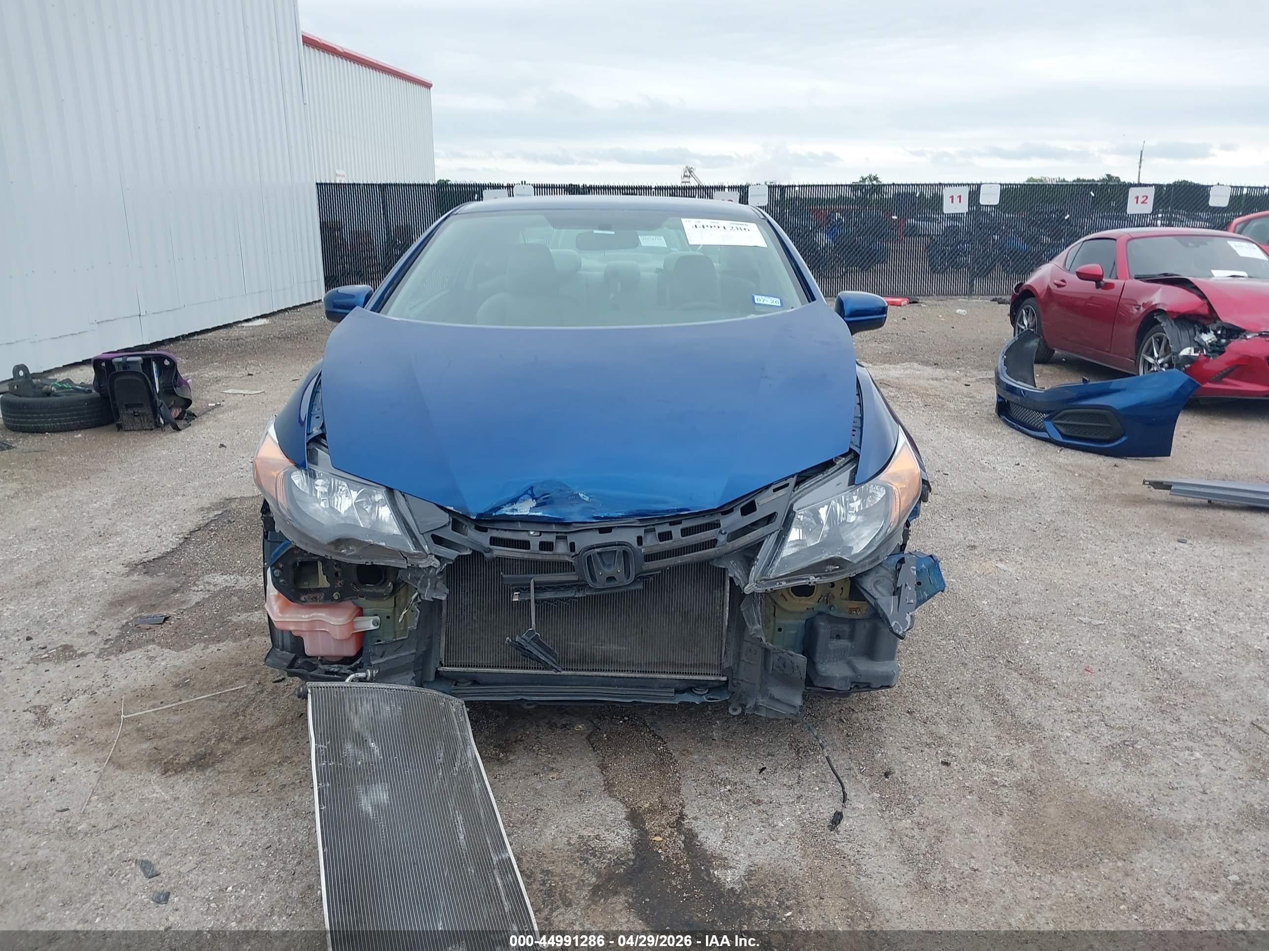 2015 Honda Civic Lx Blue vin: 2HGFG3B53FH531344