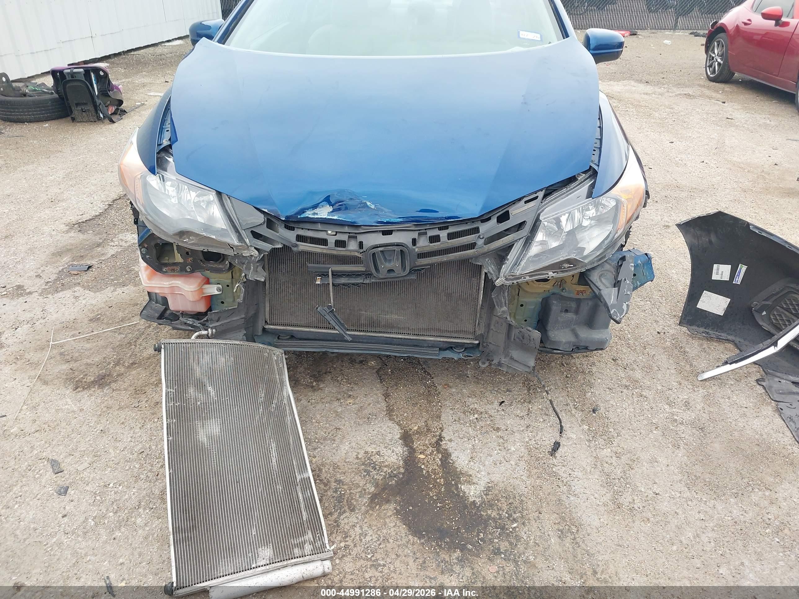 2015 Honda Civic Lx Blue vin: 2HGFG3B53FH531344