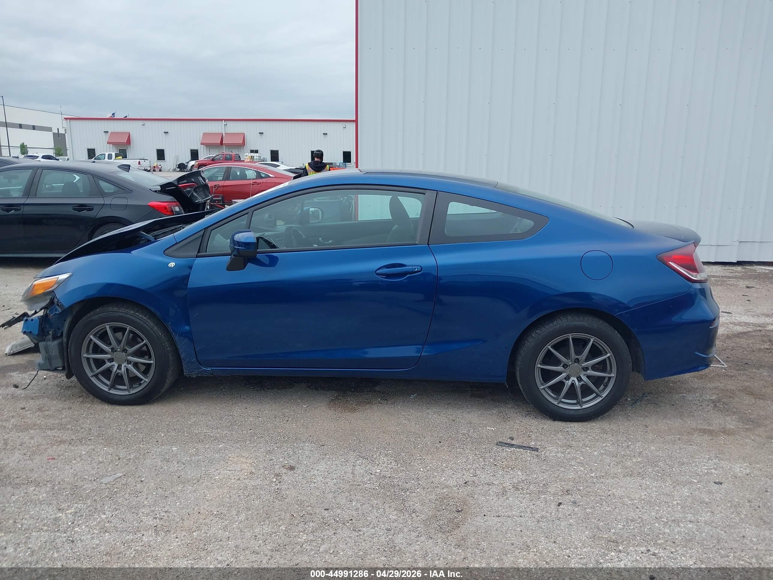 2015 Honda Civic Lx Blue vin: 2HGFG3B53FH531344