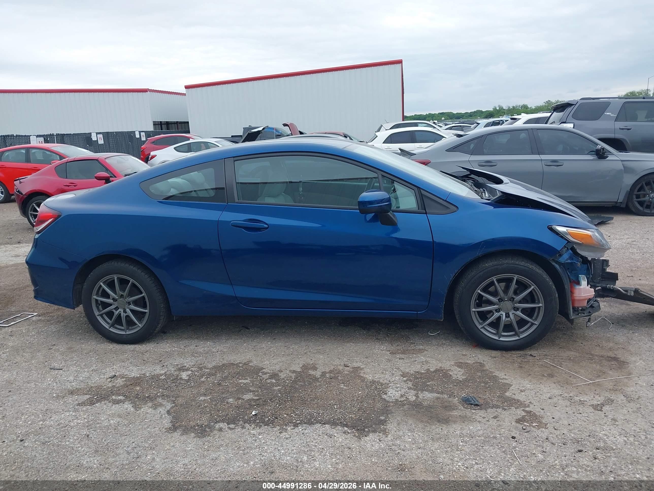 2015 Honda Civic Lx Blue vin: 2HGFG3B53FH531344