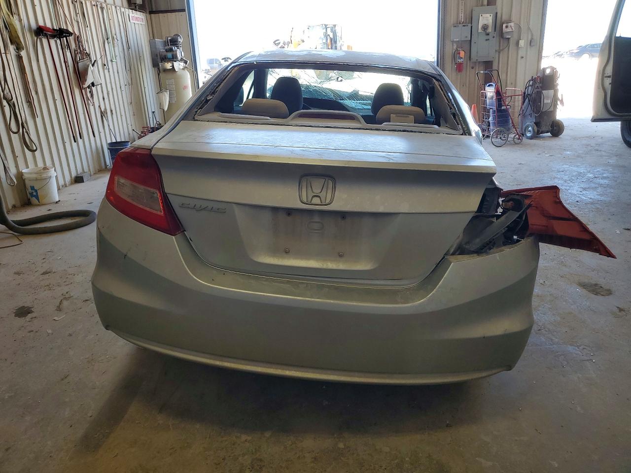 2012 Honda Civic Lx Silver vin: 2HGFG3B54CH528318