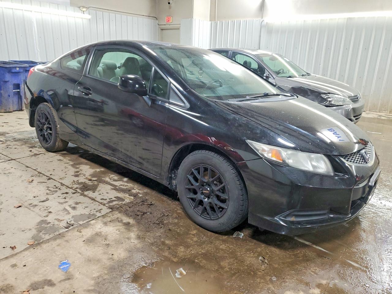 2013 Honda Civic Lx Black vin: 2HGFG3B54DH508846