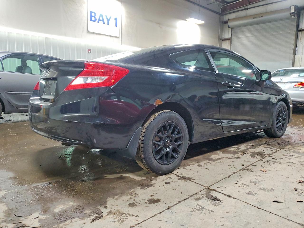 2013 Honda Civic Lx Black vin: 2HGFG3B54DH508846