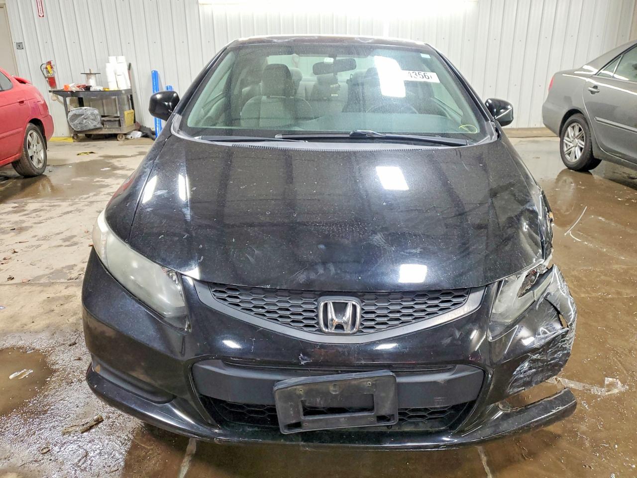 2013 Honda Civic Lx Black vin: 2HGFG3B54DH508846
