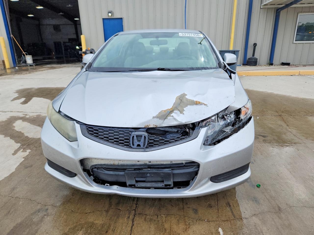 2013 Honda Civic Lx Silver vin: 2HGFG3B54DH512895