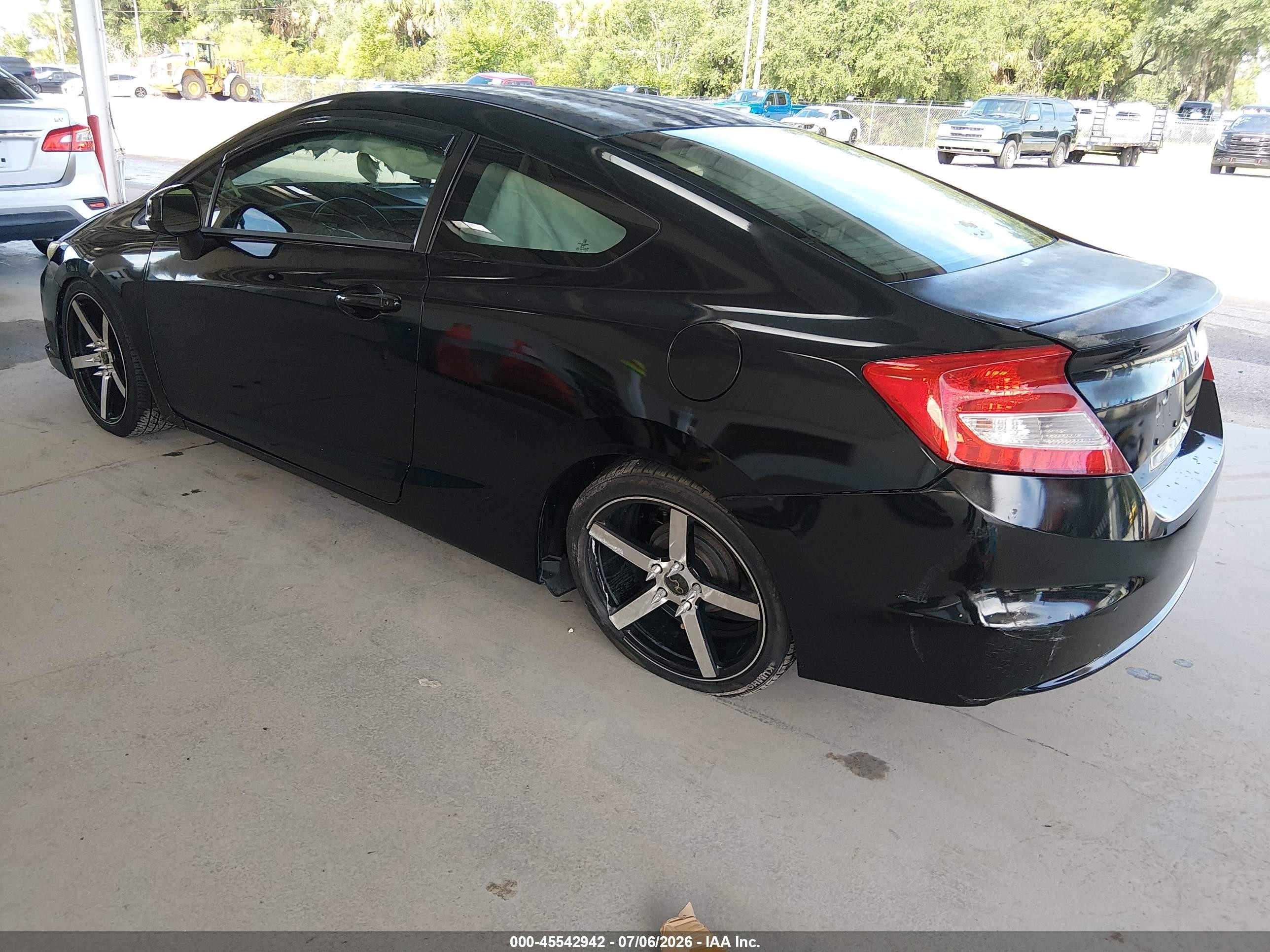 2013 Honda Civic Lx Black vin: 2HGFG3B54DH532810