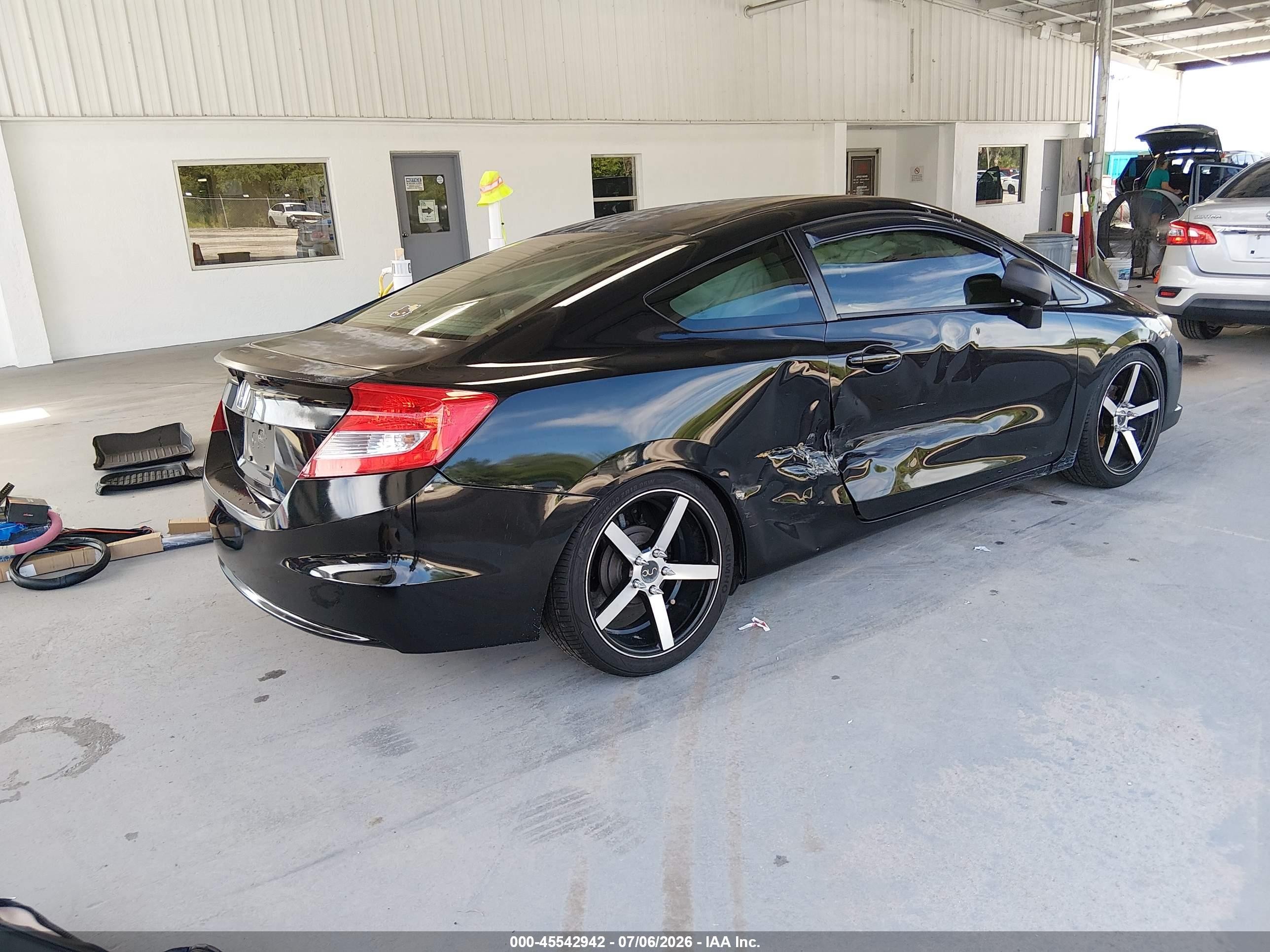 2013 Honda Civic Lx Black vin: 2HGFG3B54DH532810