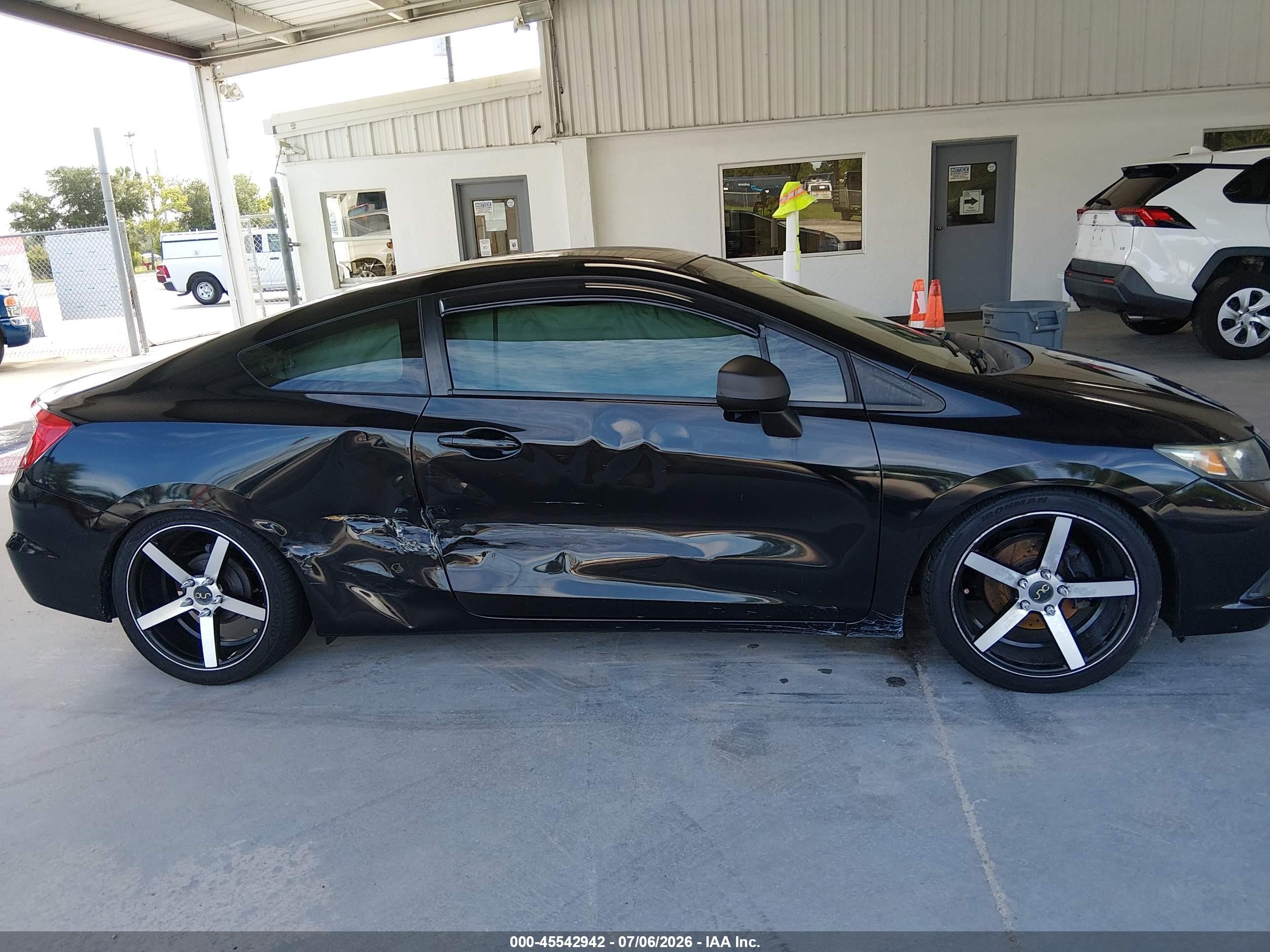 2013 Honda Civic Lx Black vin: 2HGFG3B54DH532810