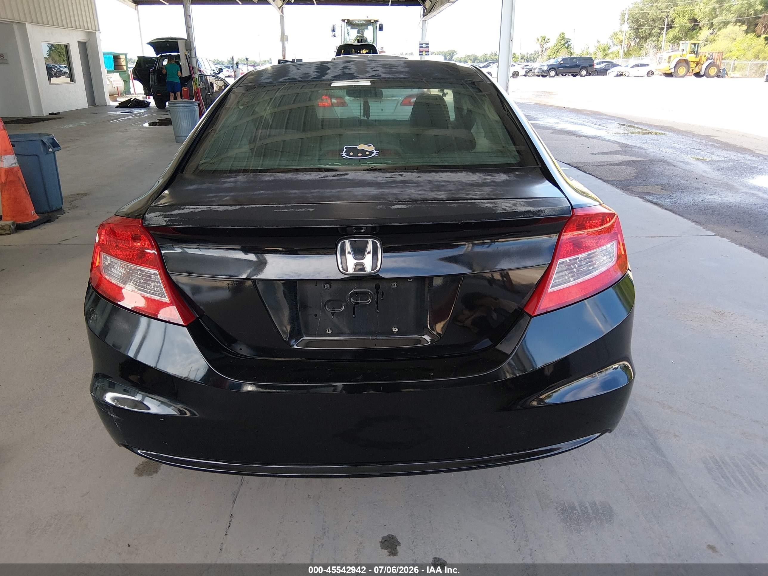 2013 Honda Civic Lx Black vin: 2HGFG3B54DH532810