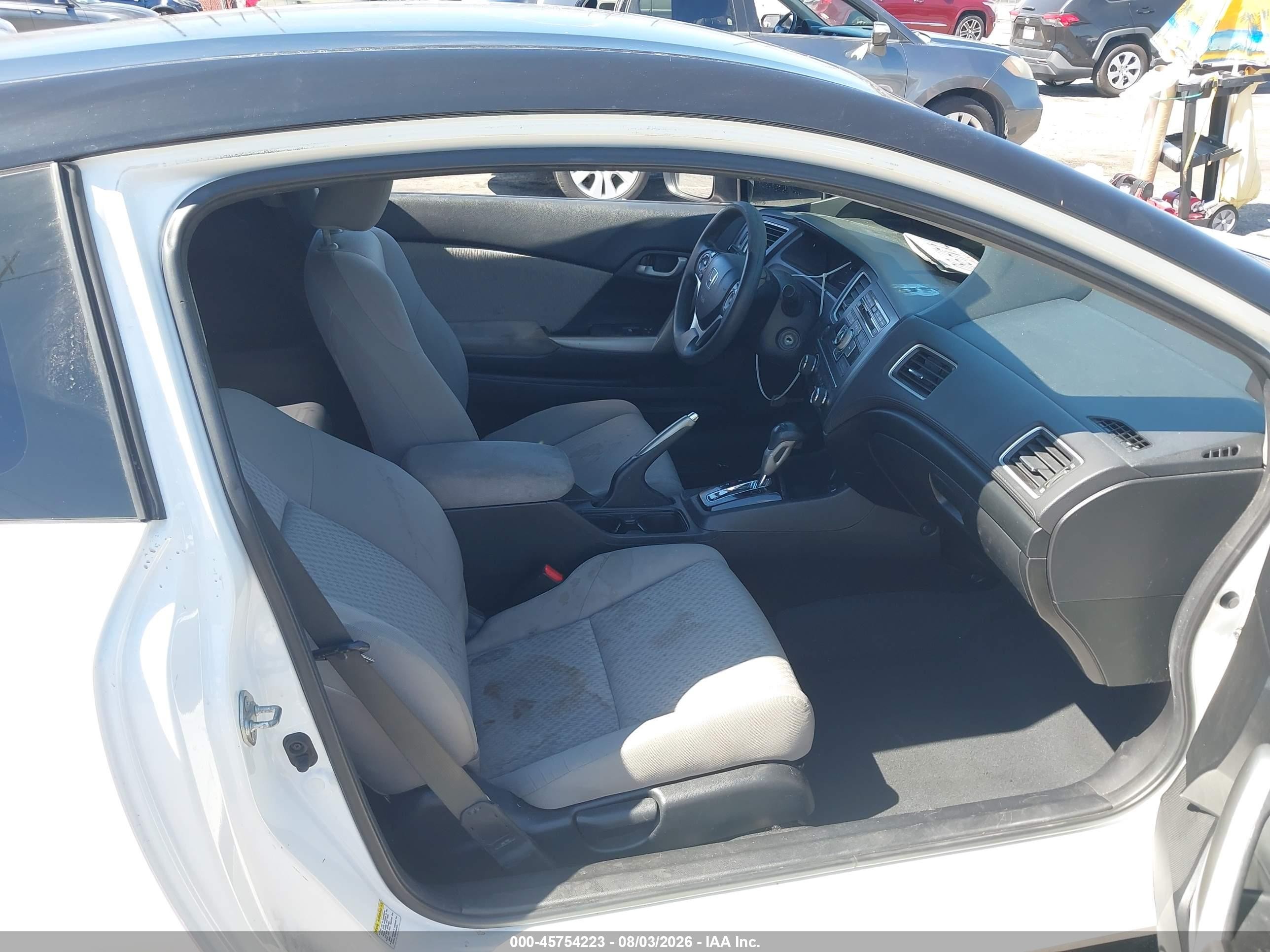 2014 Honda Civic Lx White vin: 2HGFG3B54EH506290