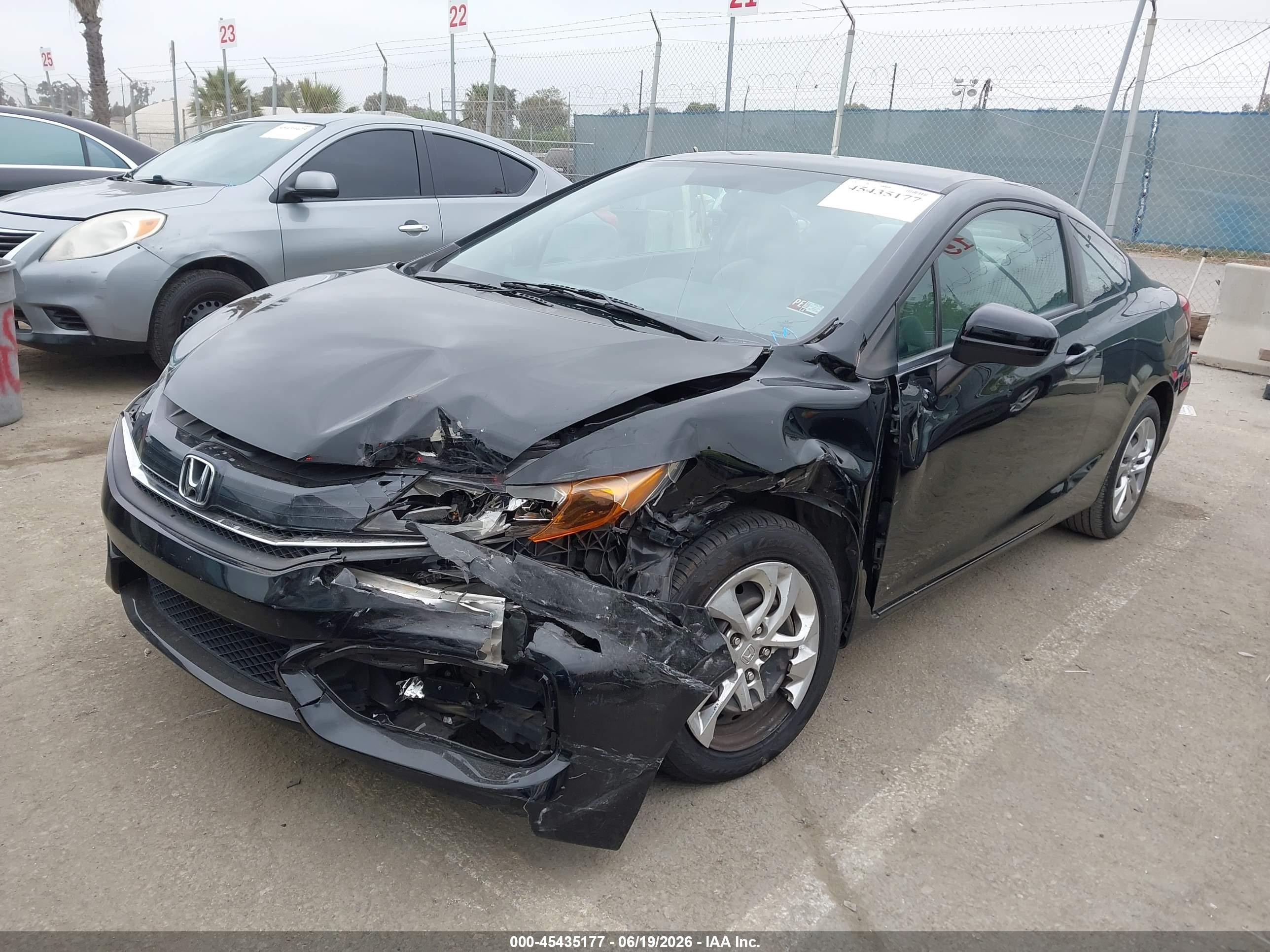 2014 Honda Civic Lx Черный vin: 2HGFG3B54EH511425