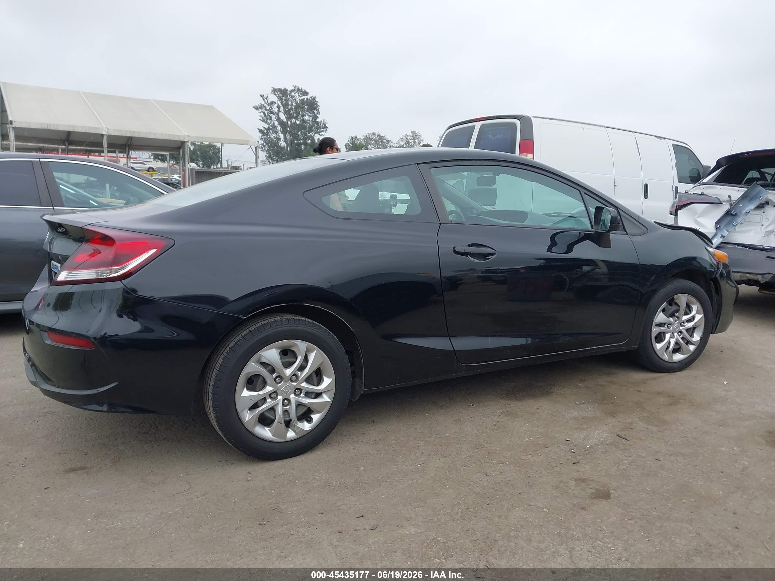 2014 Honda Civic Lx Черный vin: 2HGFG3B54EH511425