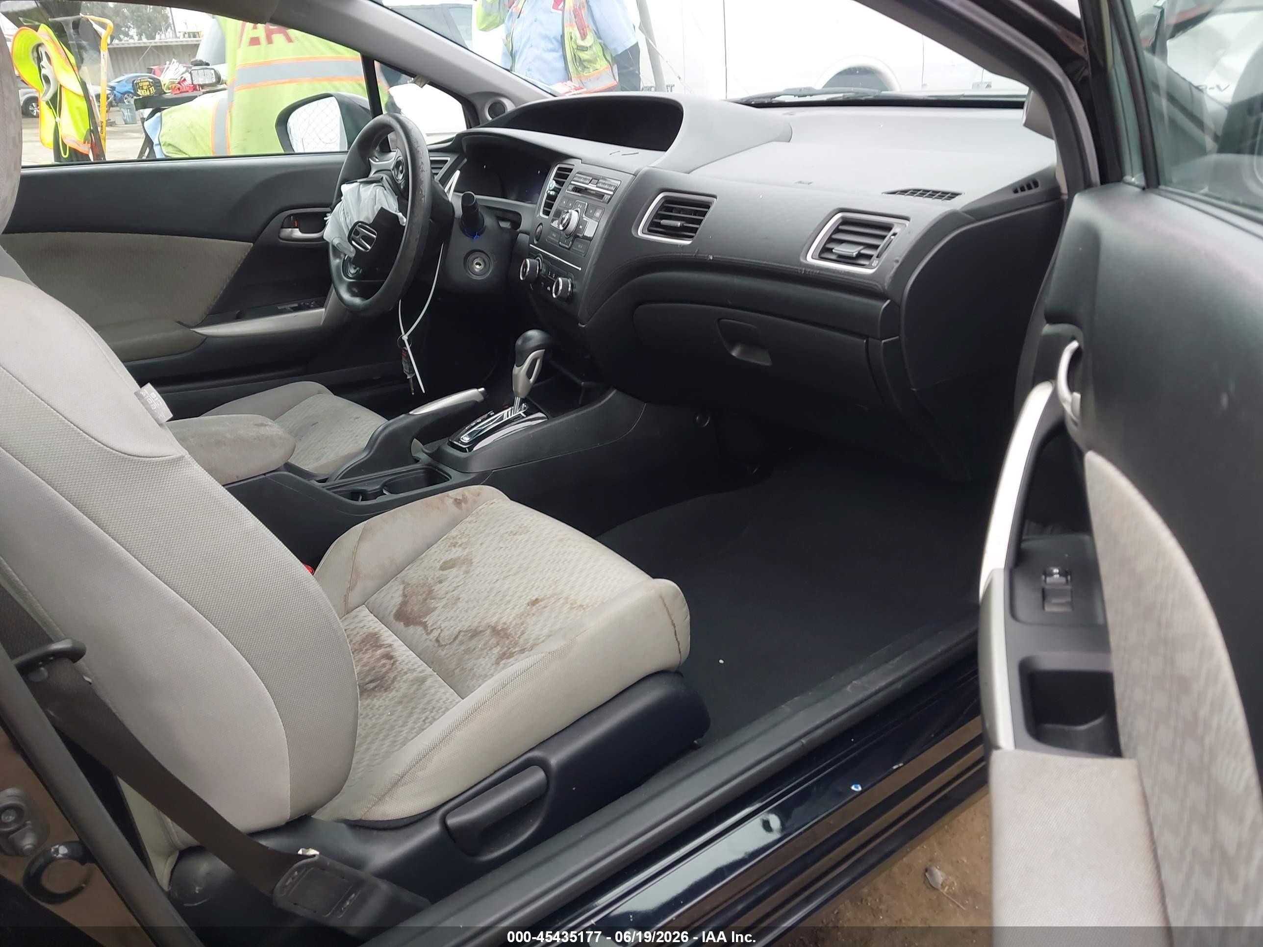 2014 Honda Civic Lx Черный vin: 2HGFG3B54EH511425