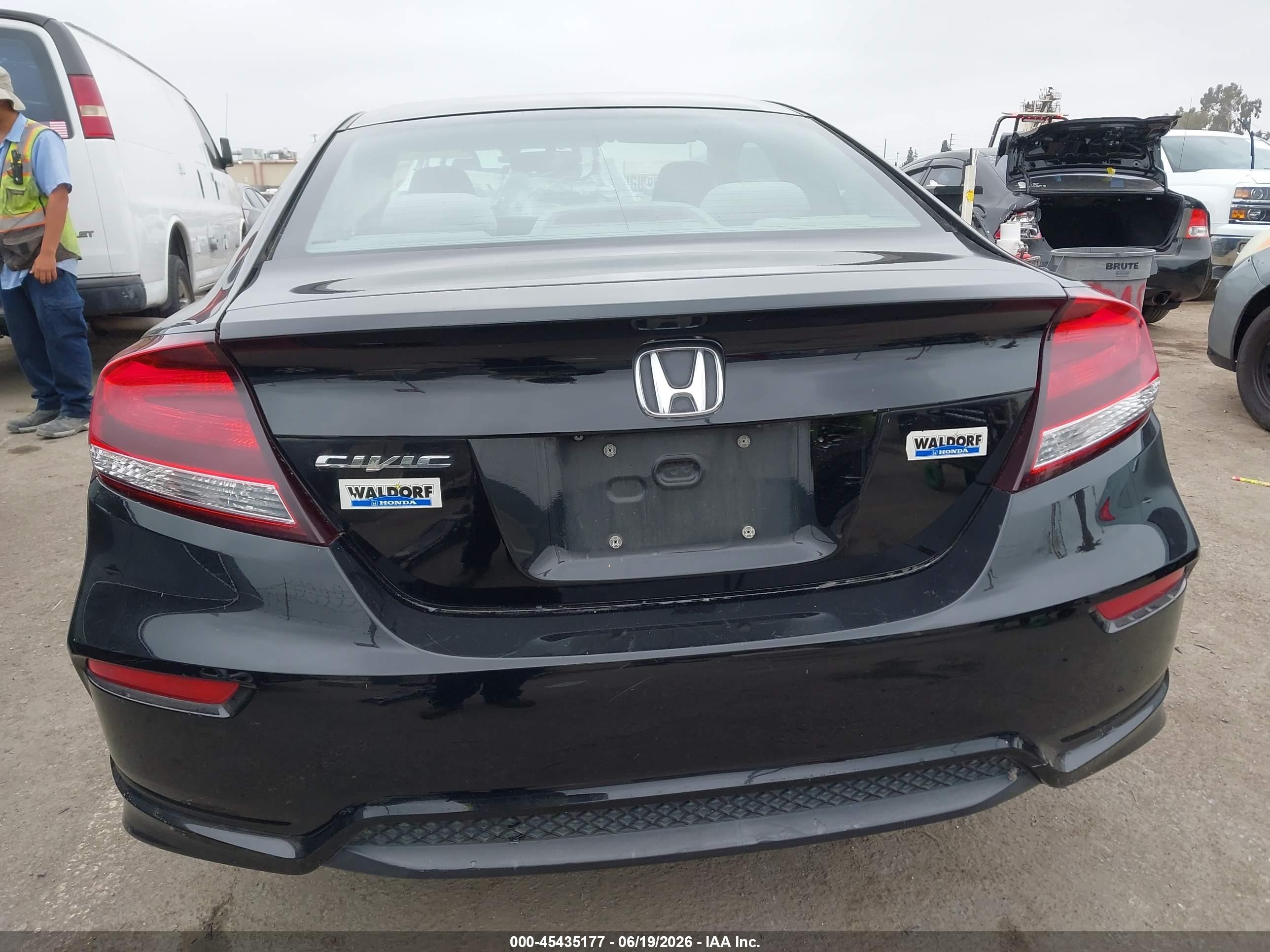 2014 Honda Civic Lx Черный vin: 2HGFG3B54EH511425