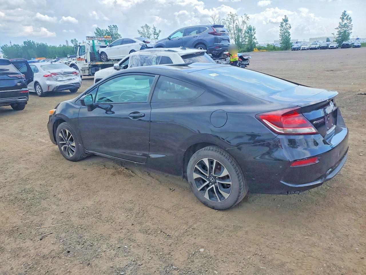 2015 Honda Civic Lx Black vin: 2HGFG3B54FH000329