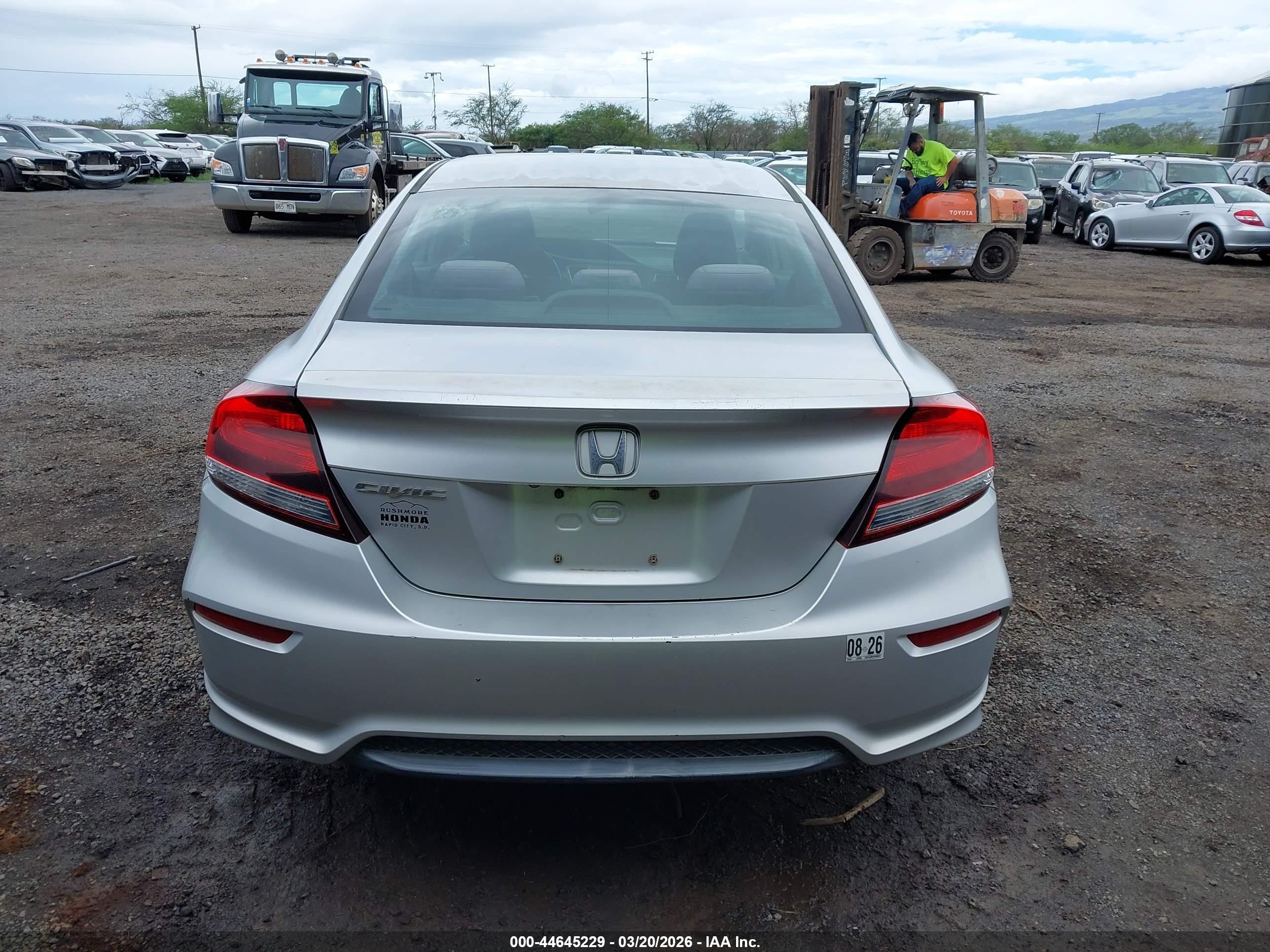 2015 Honda Civic Lx Silver vin: 2HGFG3B54FH508347