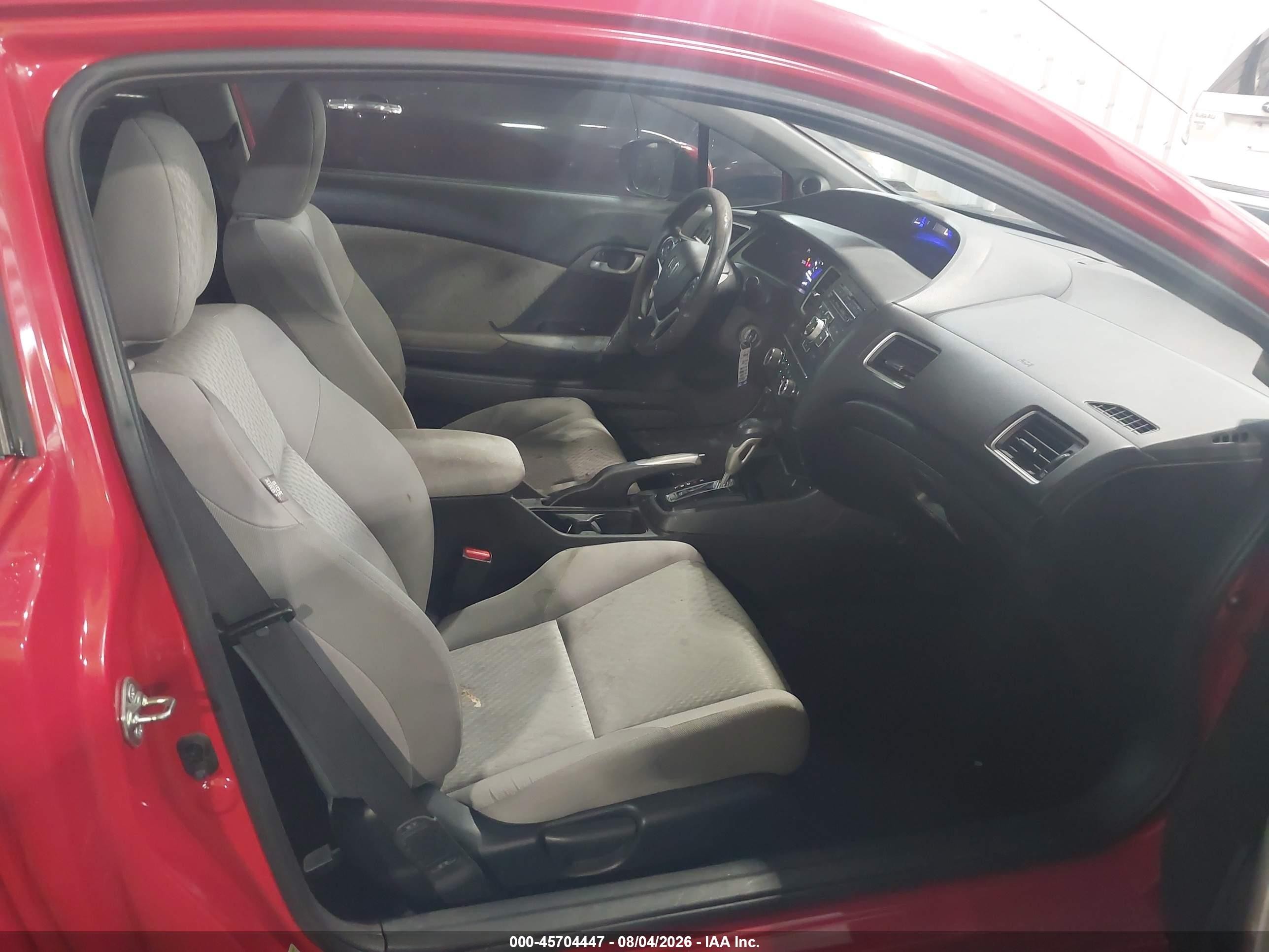 2015 Honda Civic Lx Red vin: 2HGFG3B54FH515492