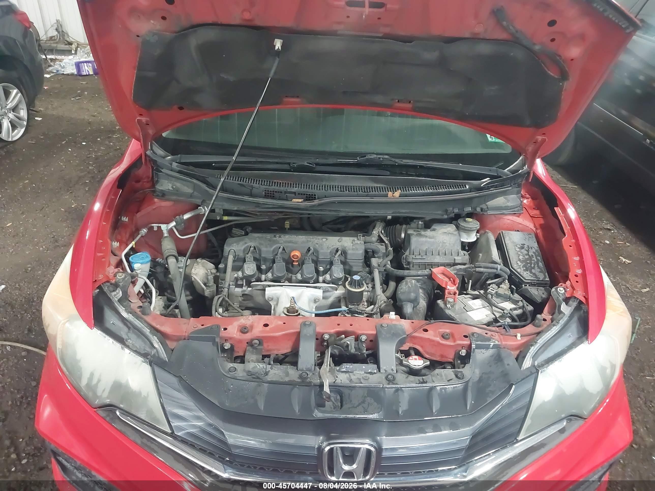 2015 Honda Civic Lx Red vin: 2HGFG3B54FH515492